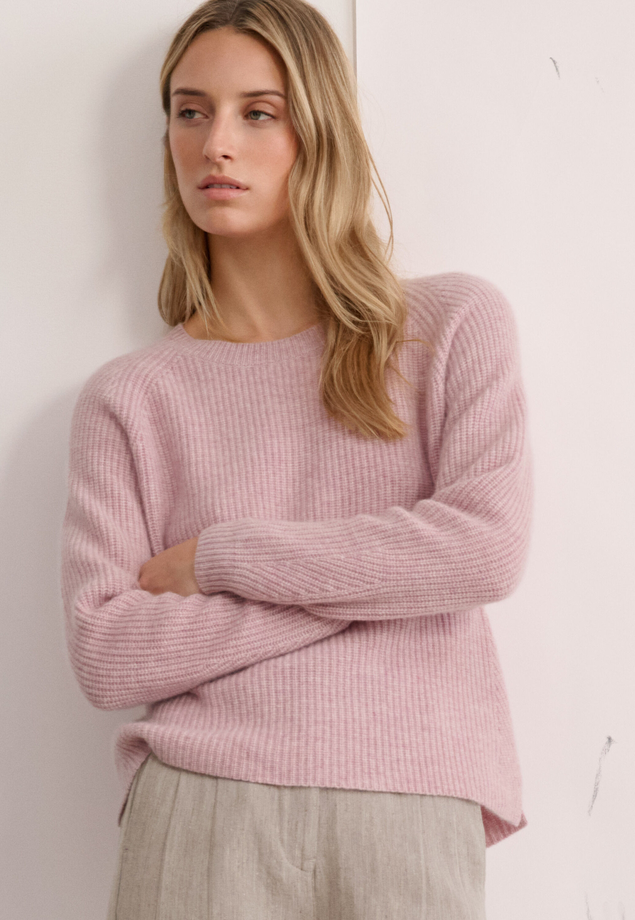 Funnel-neck sweater