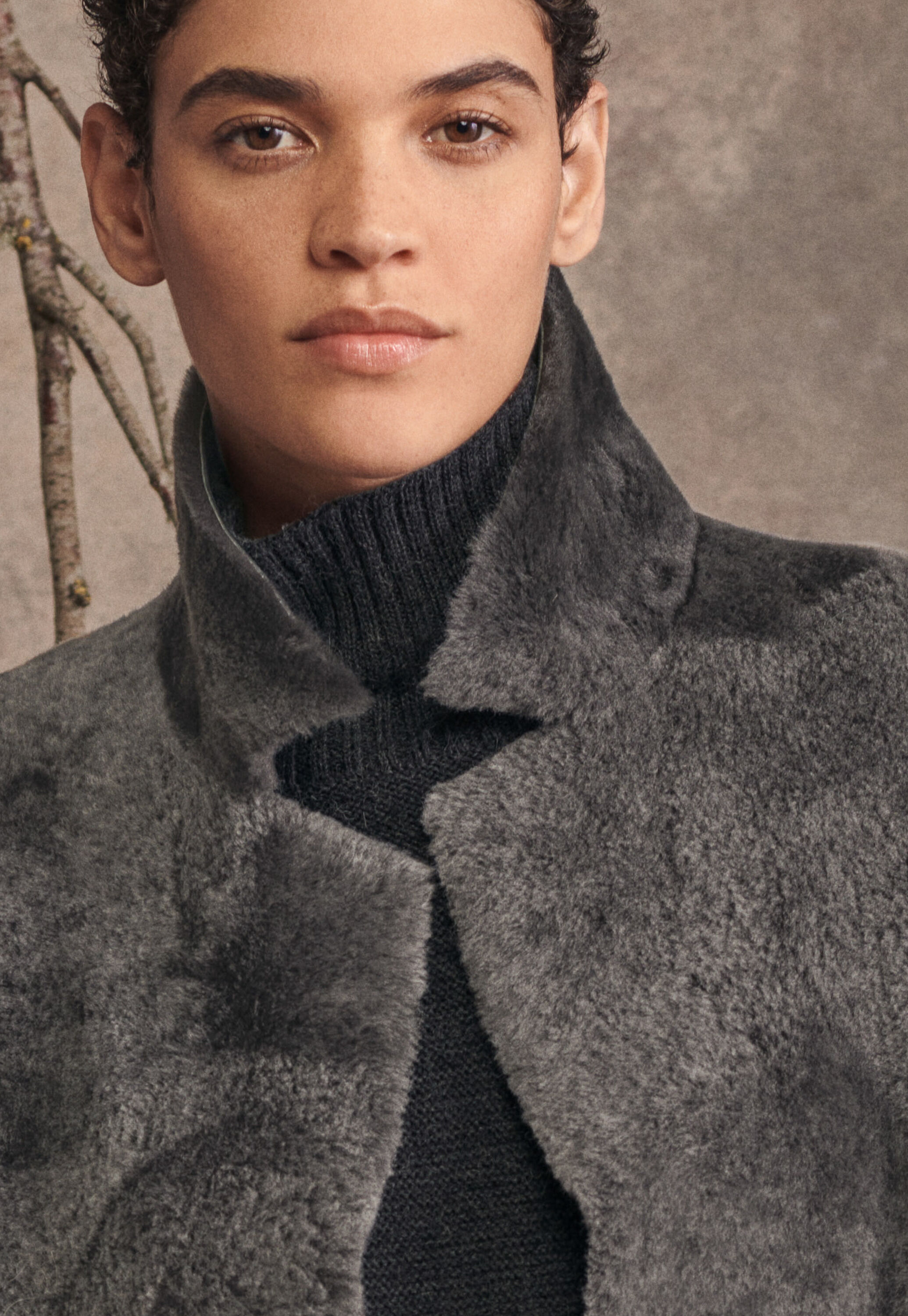 Sheepskin coat