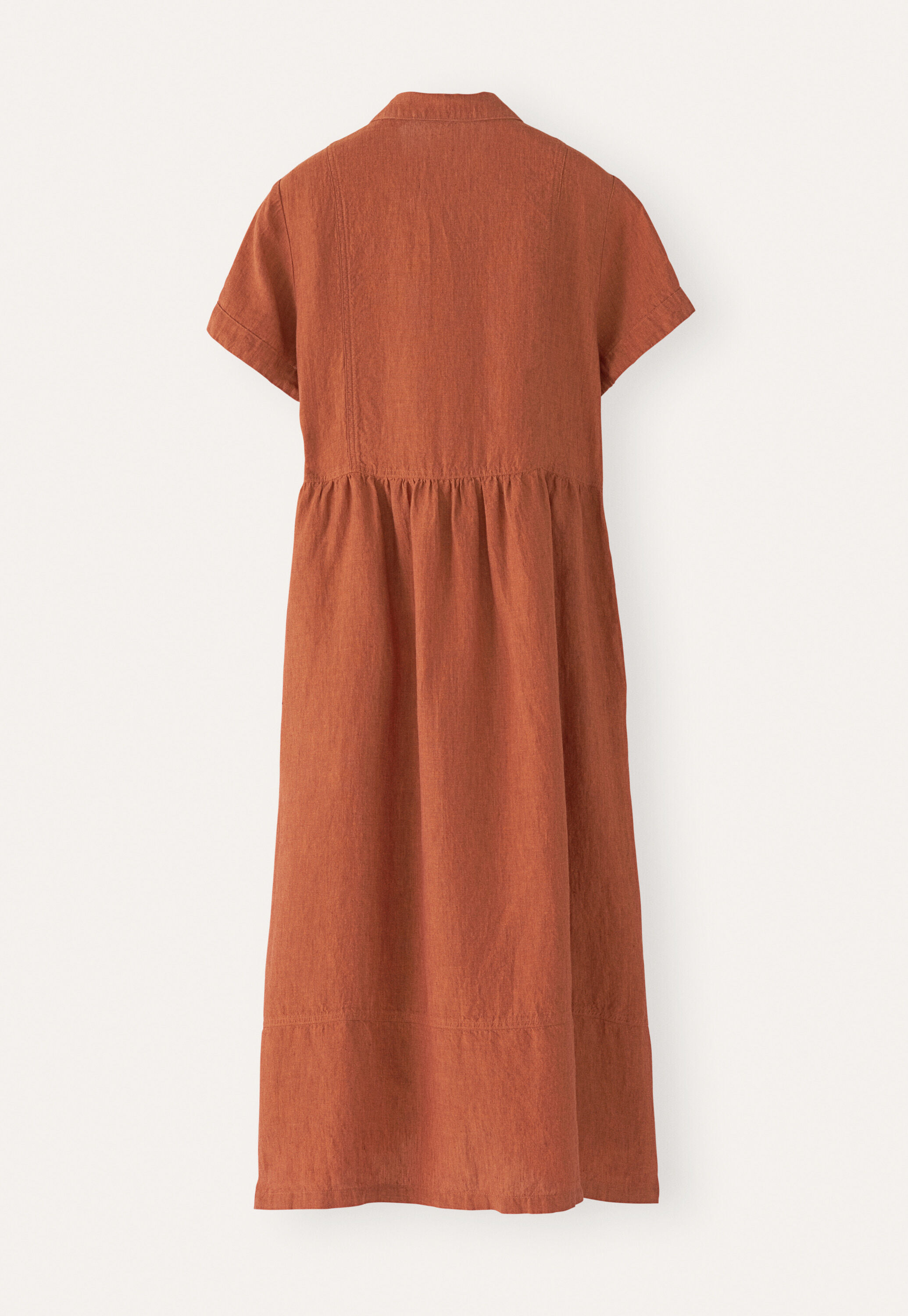 Gathered-waist dress