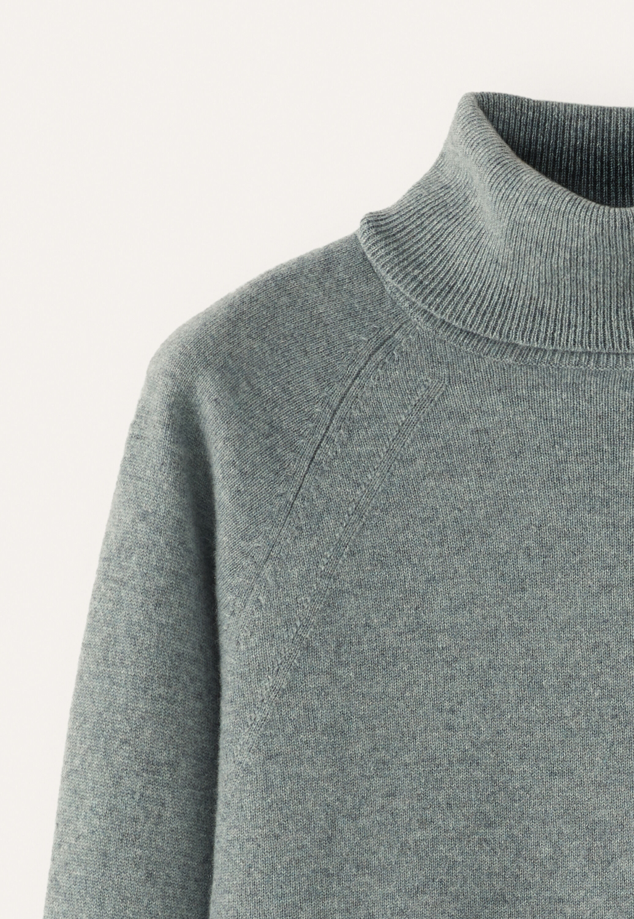 Roll-neck sweater, Lagoon, large