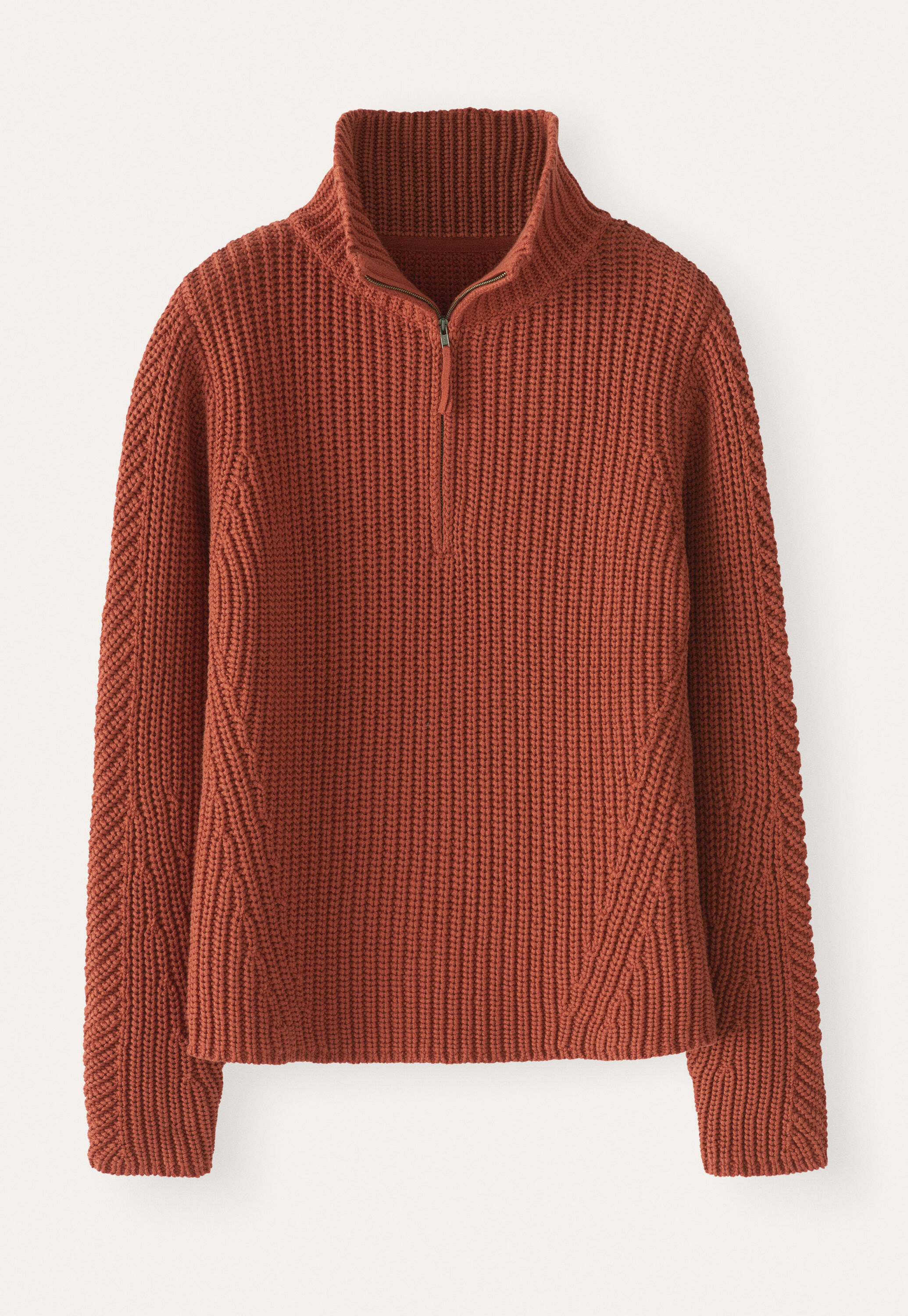Zip-neck sweater