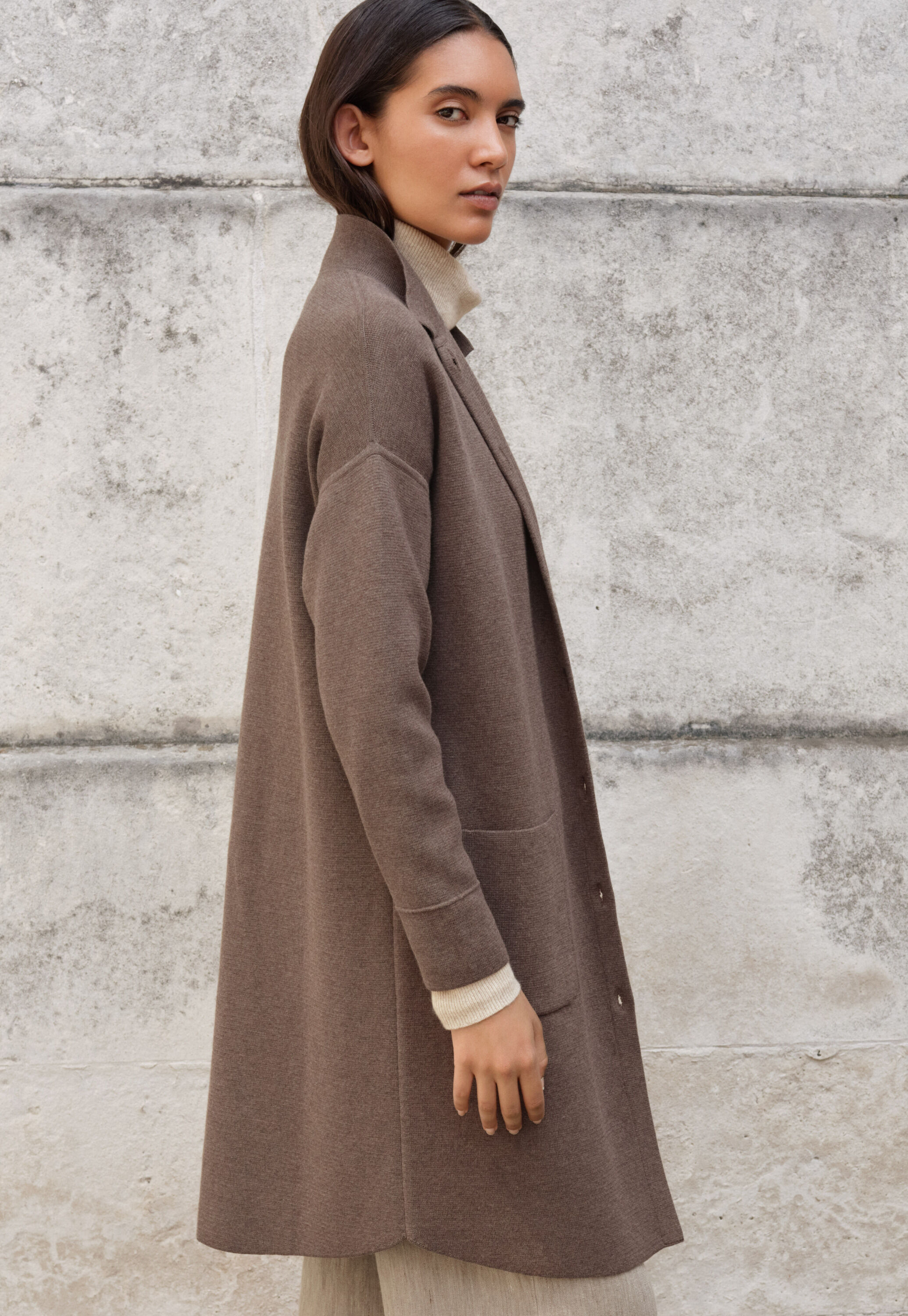 Button-through sweater