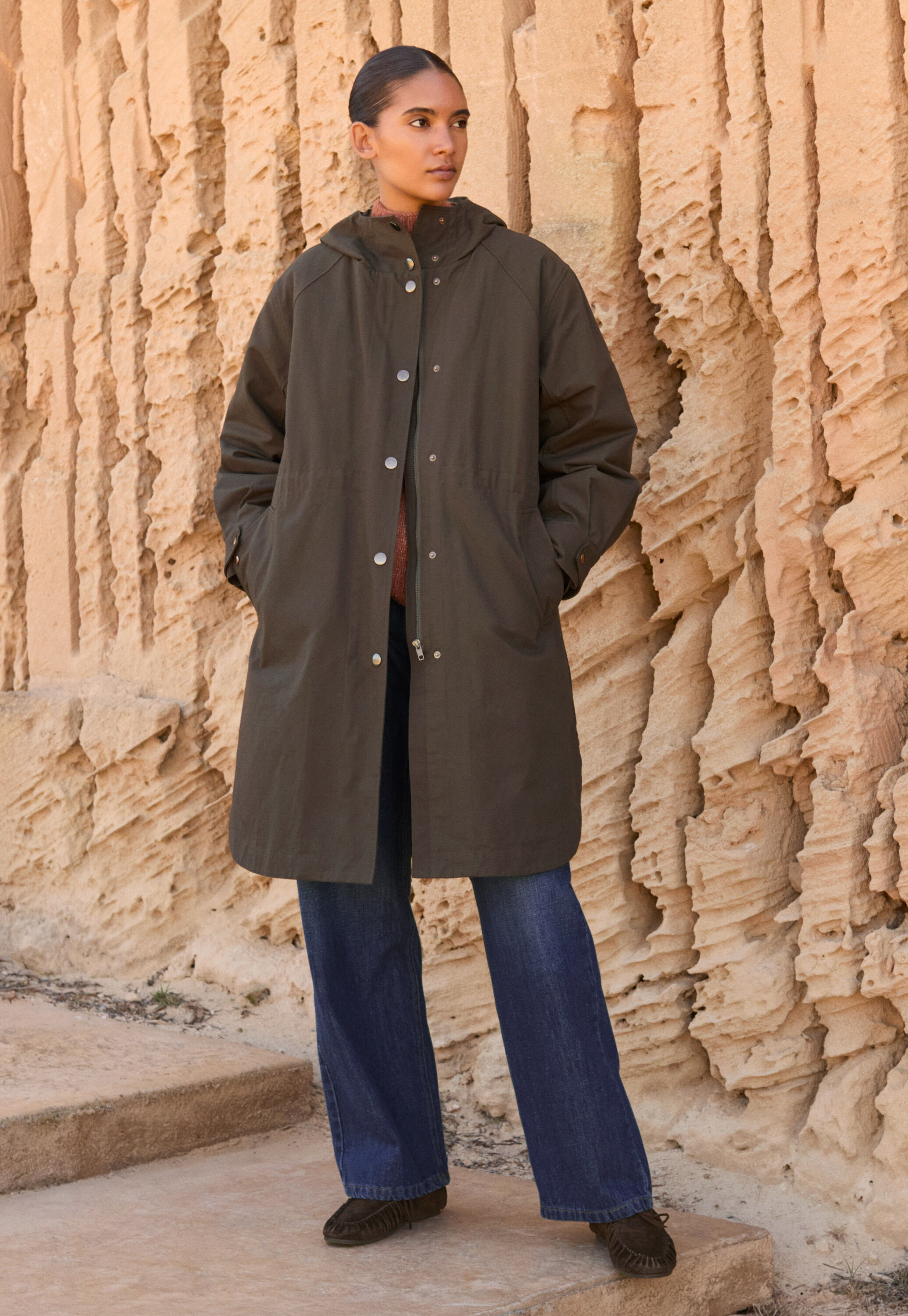 Hooded parka