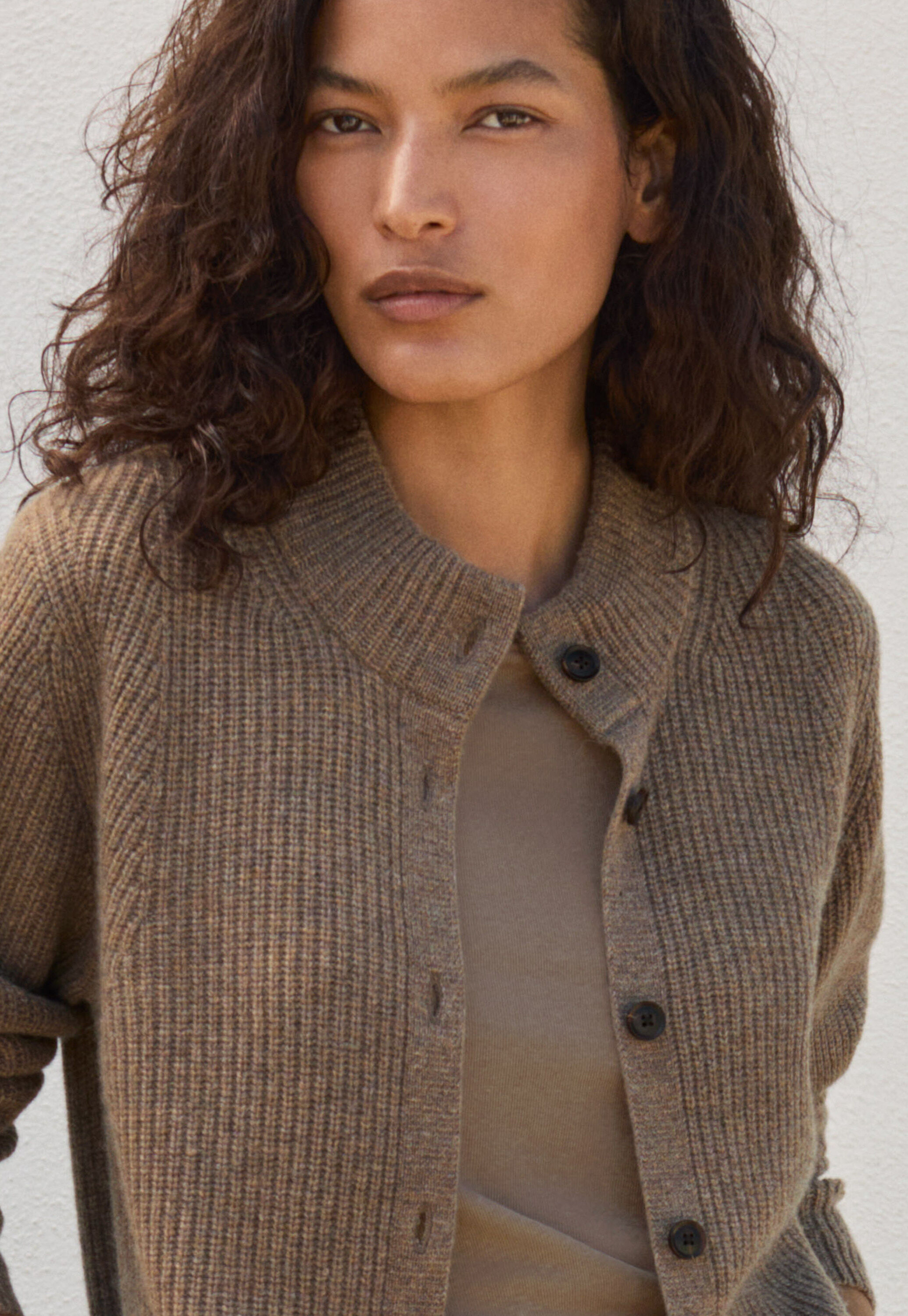 Button-through sweater