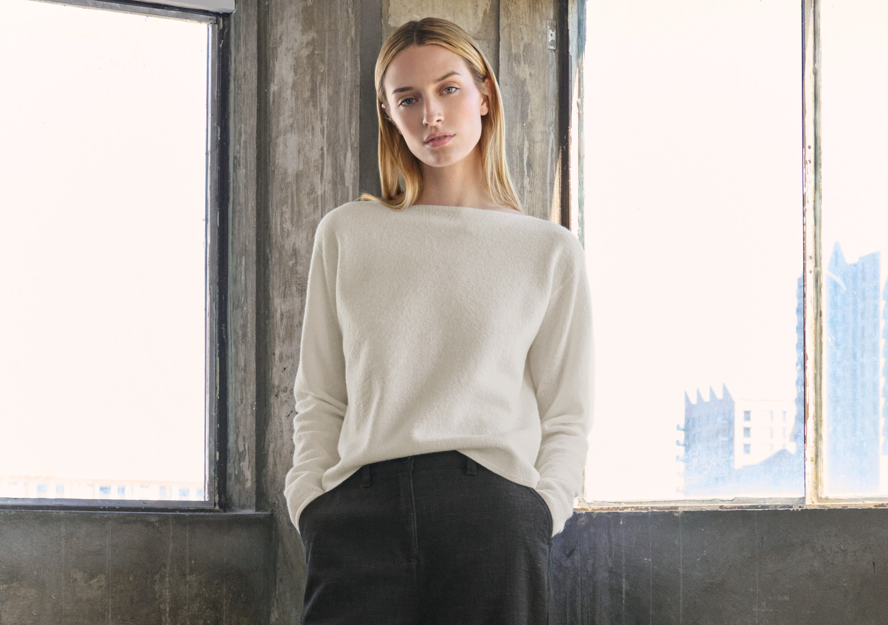 Round-neck sweater