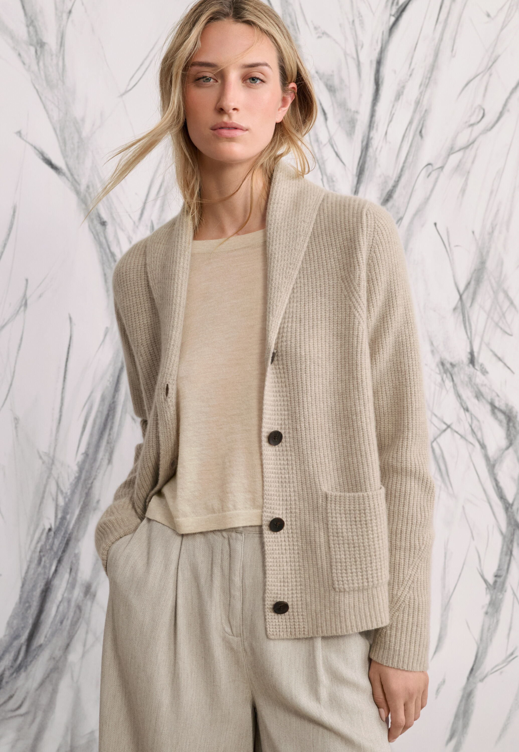 Button-through sweater