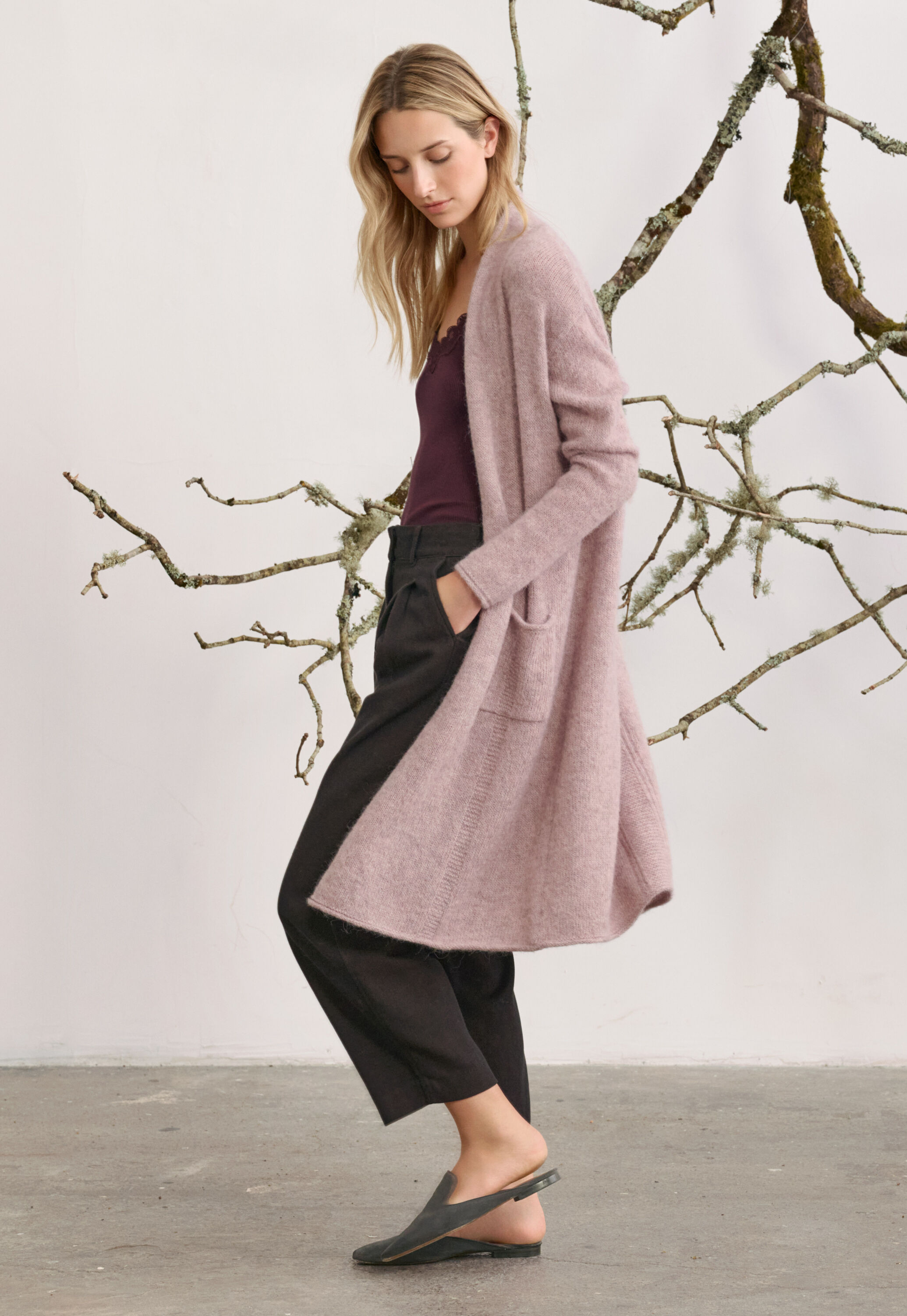 Button-through sweater