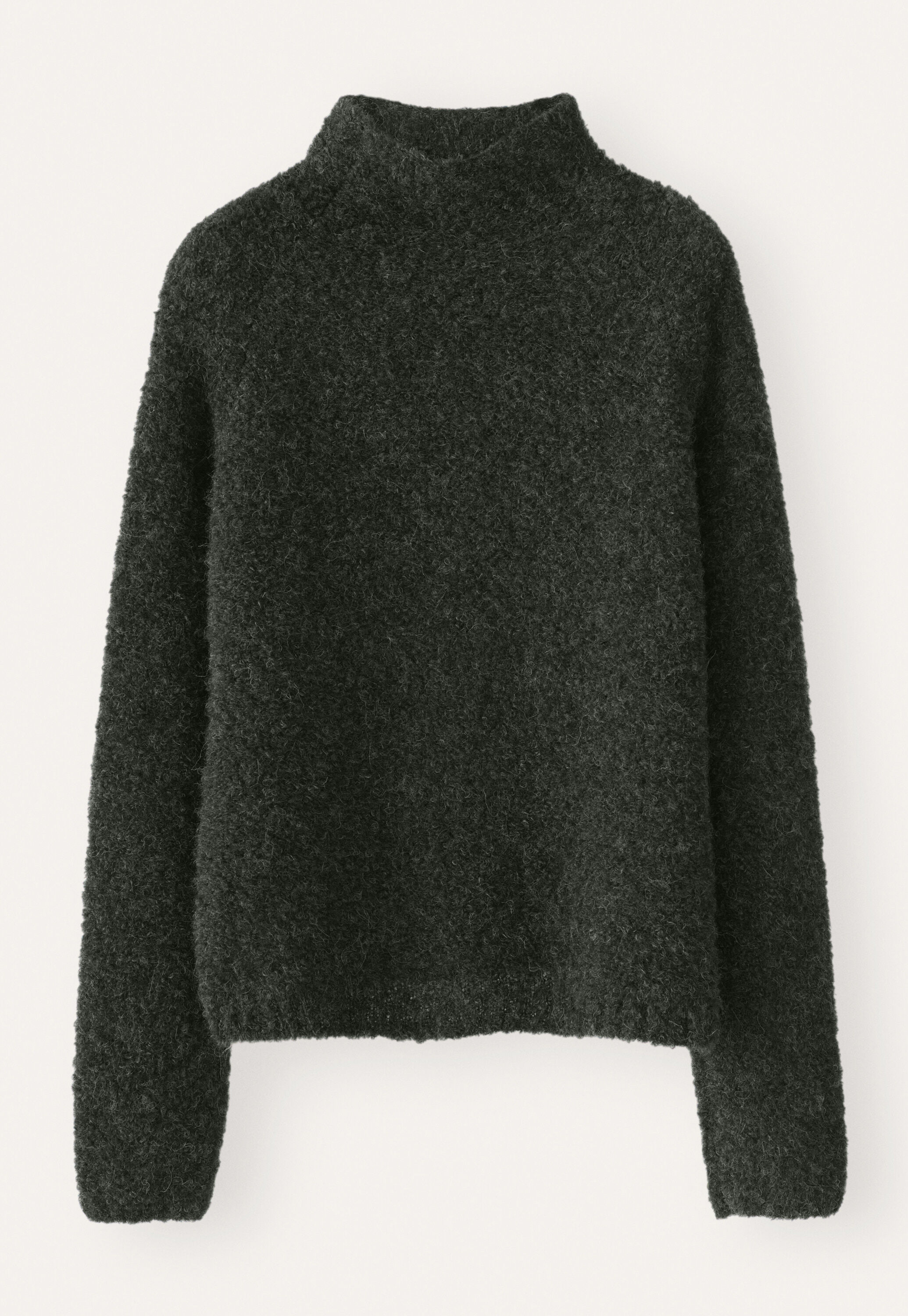 Funnel-neck sweater, Dark forest, large