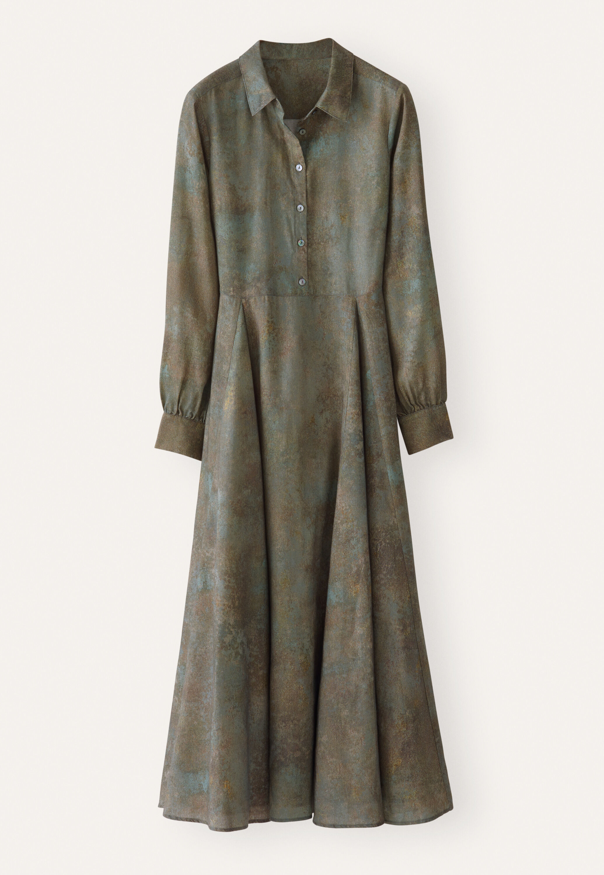 Flared hem dress, Grey bay, large