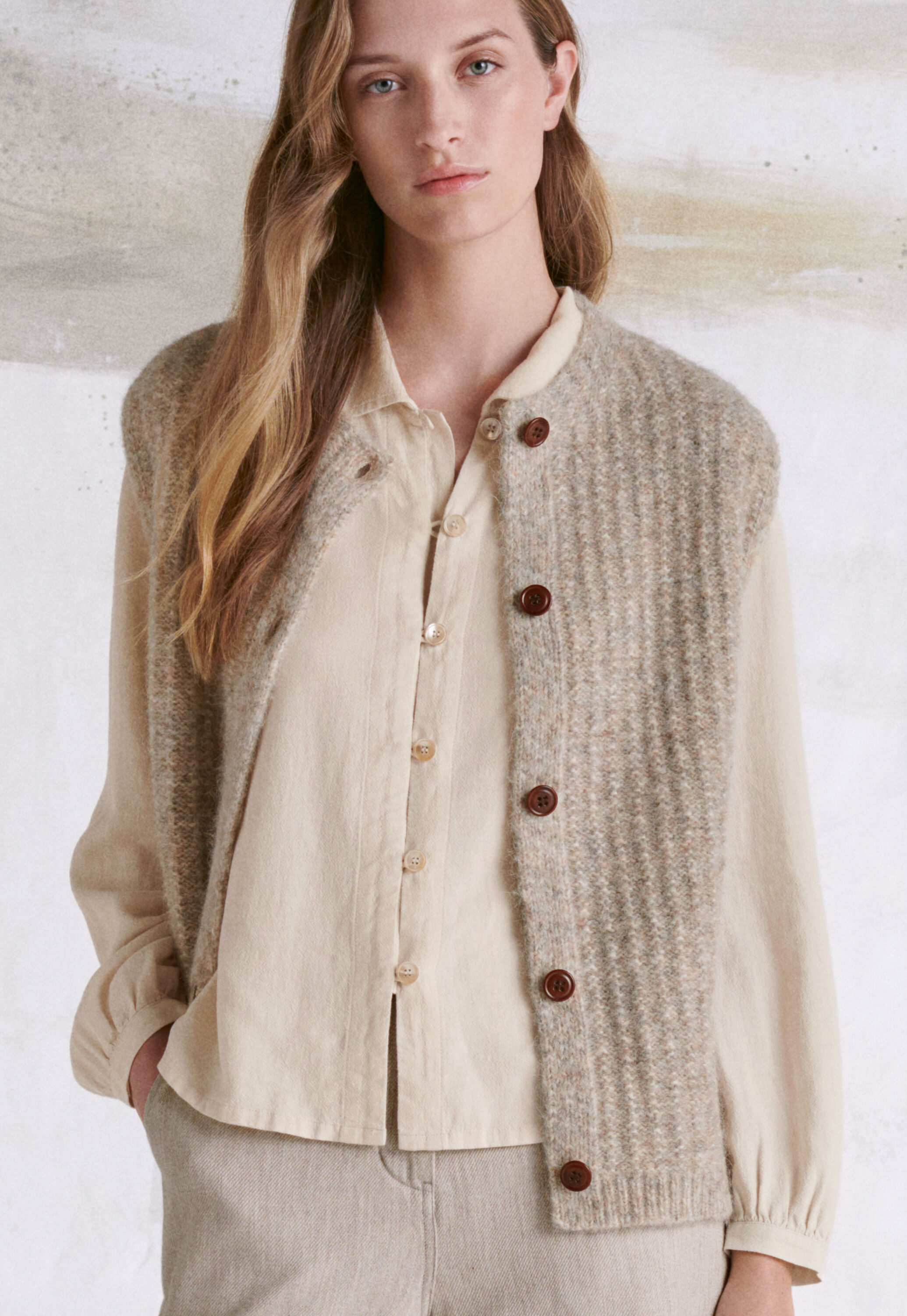 Collared blouse