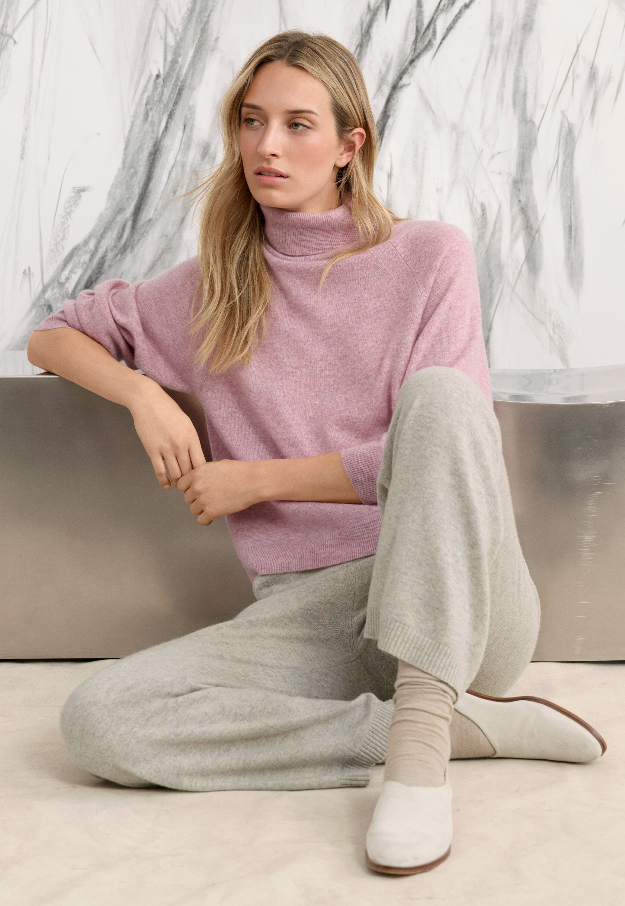 Roll-neck sweater