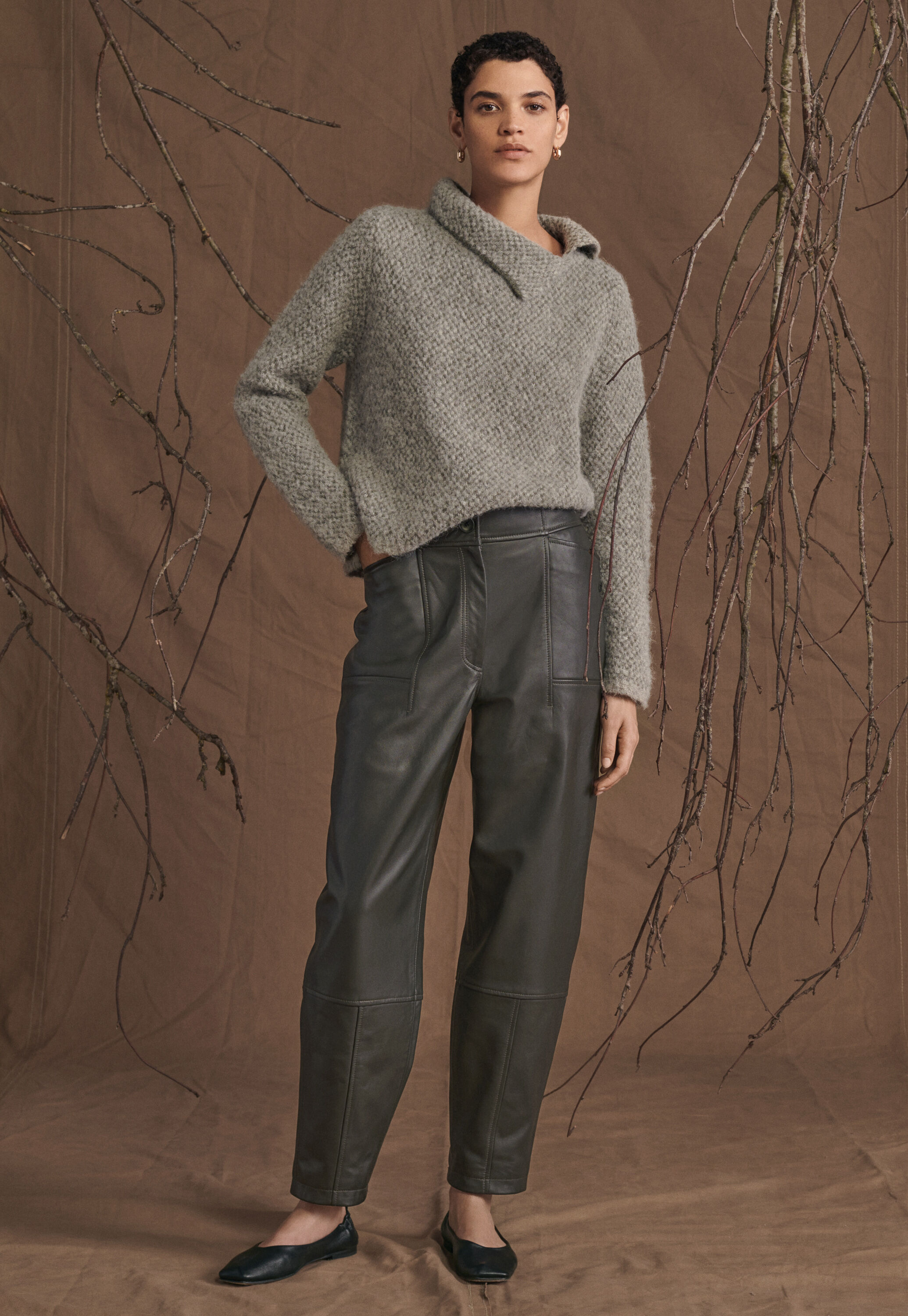 Tapered trousers