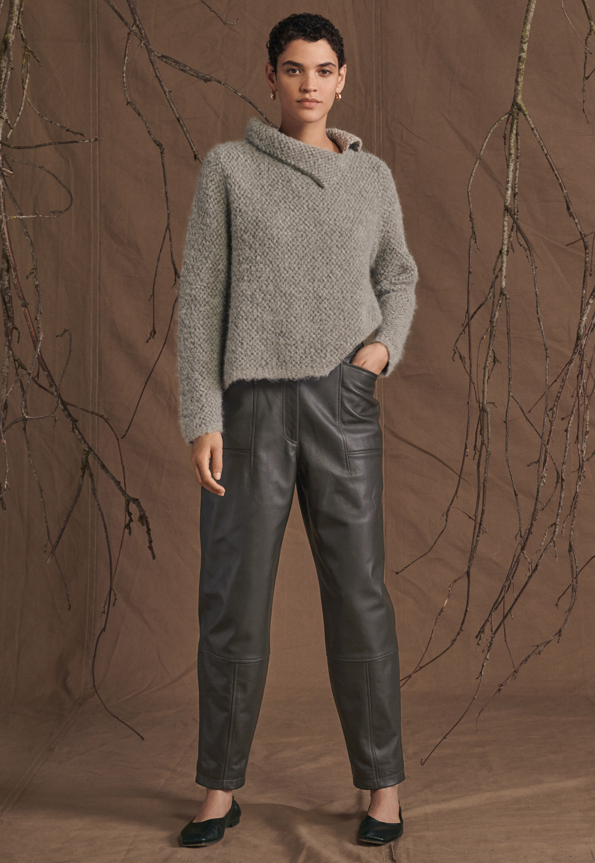Tapered trousers