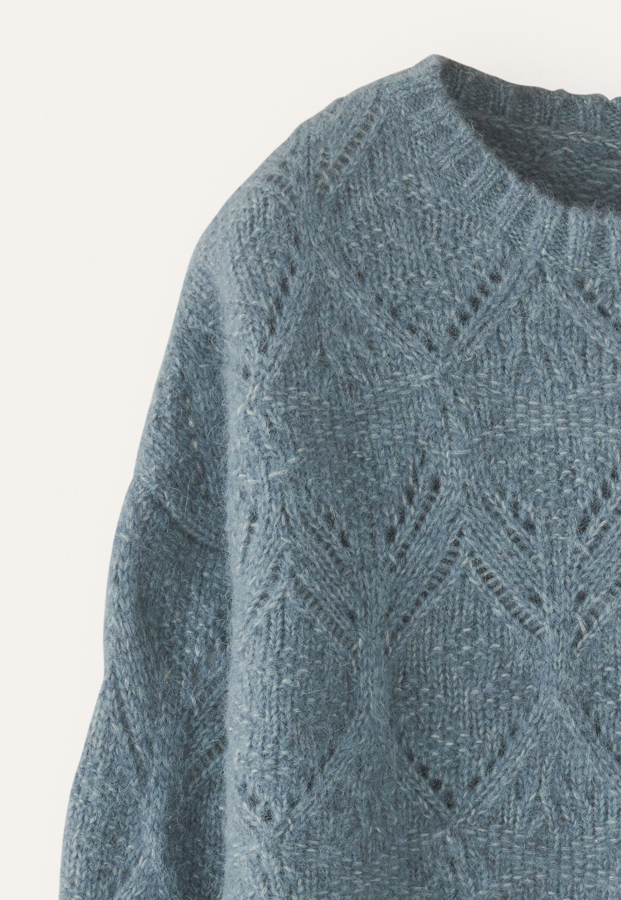 Pointelle sweater