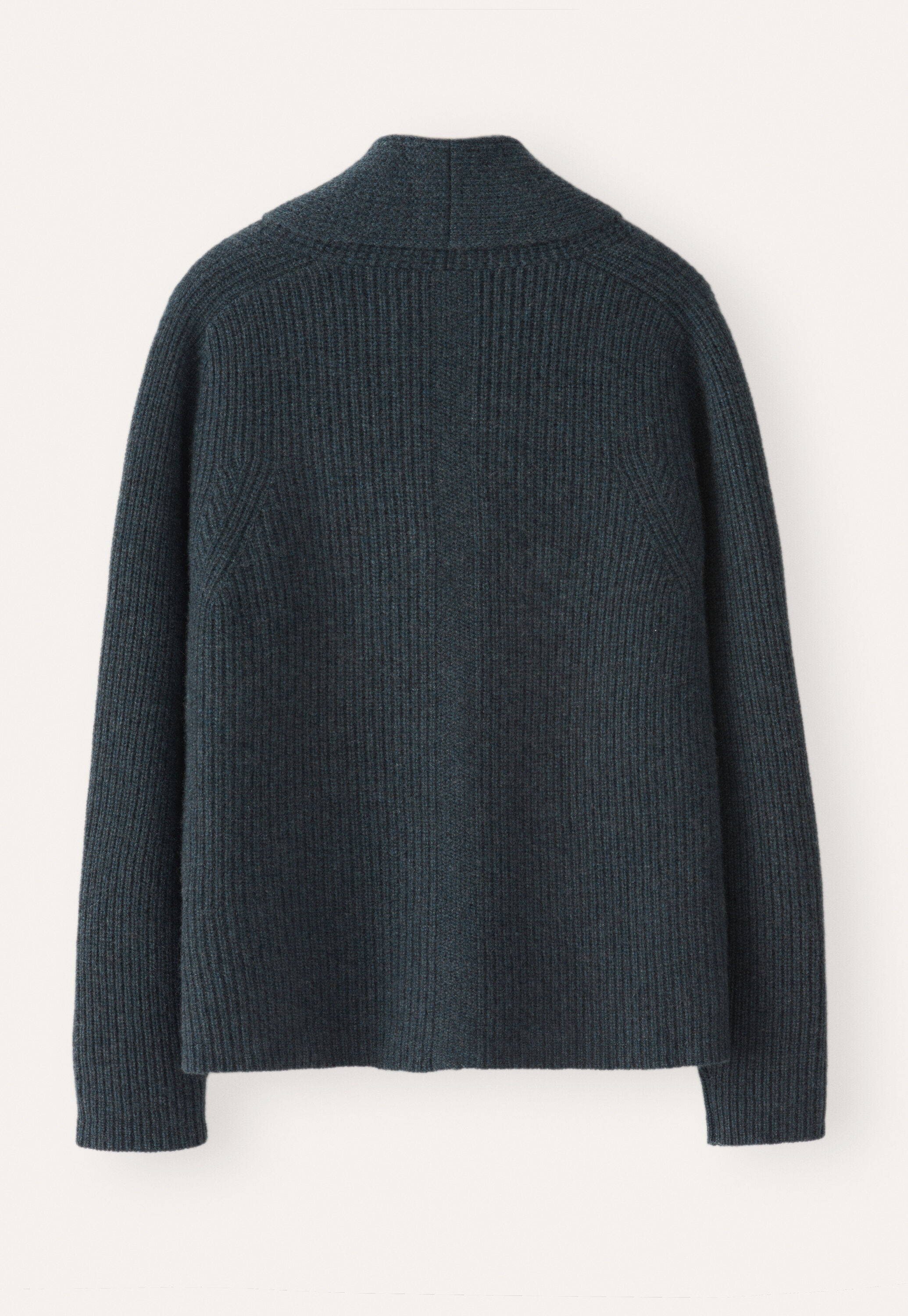 Shawl-collar cardigan