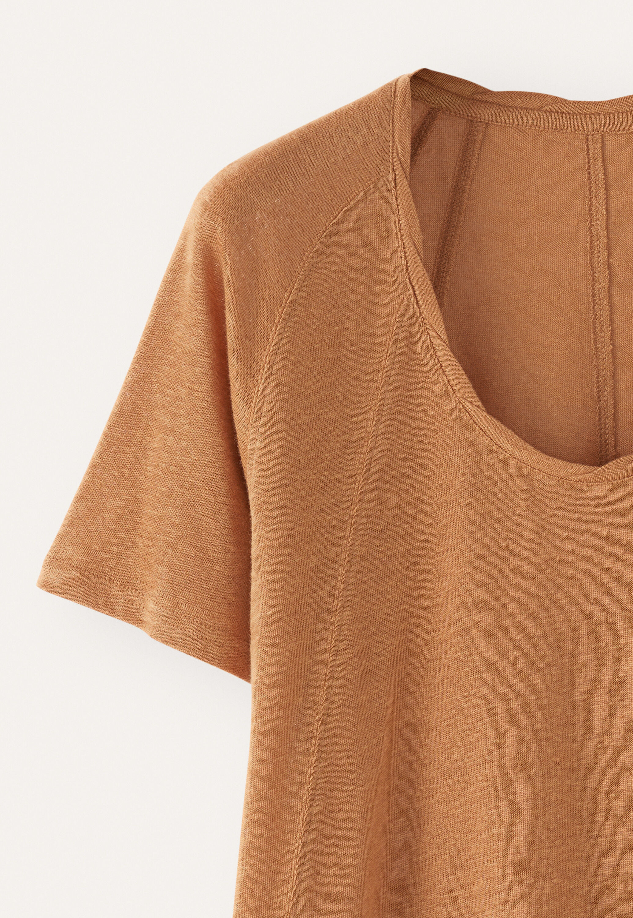 Scoop-neck T-shirt