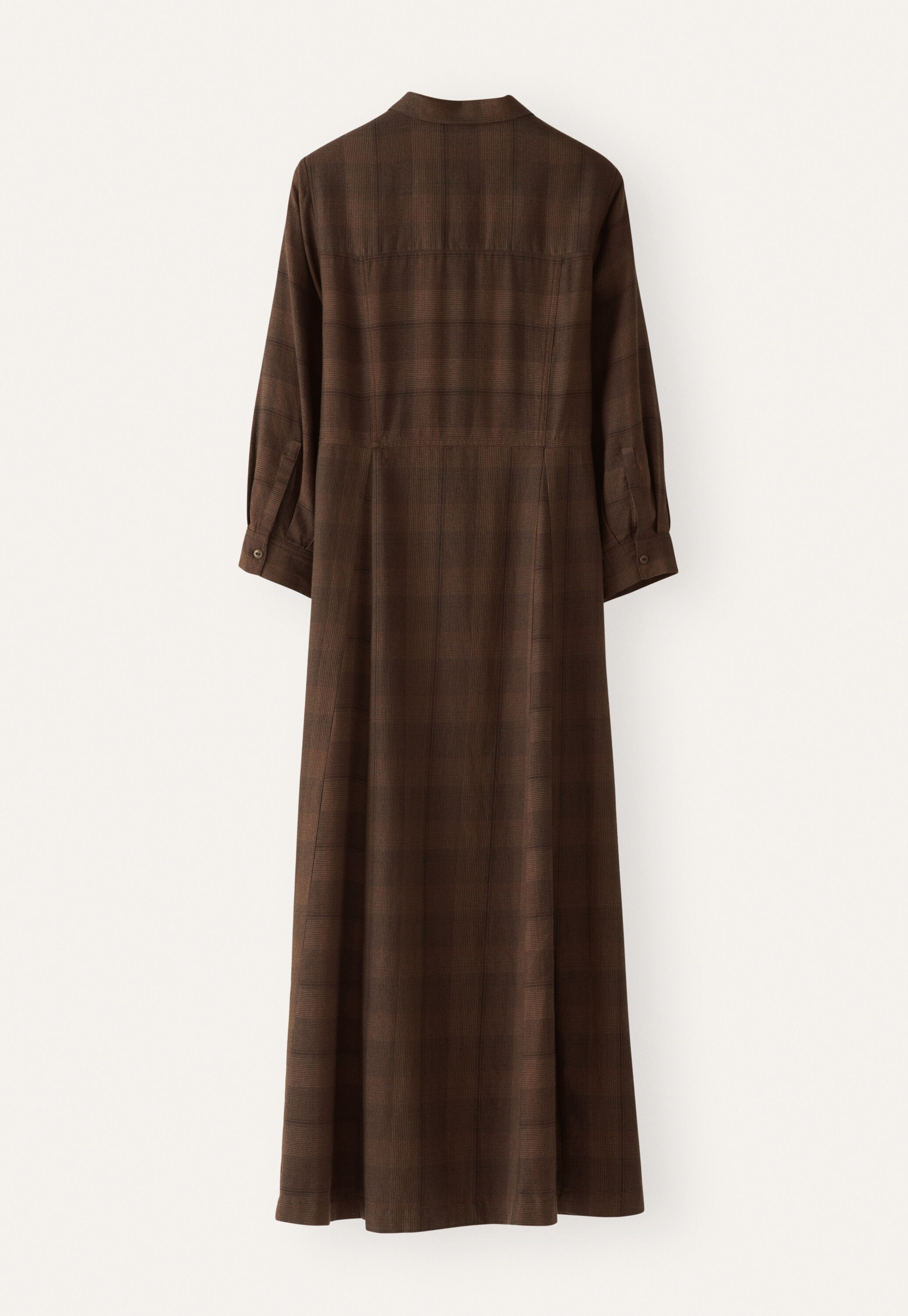 Long button-through dress