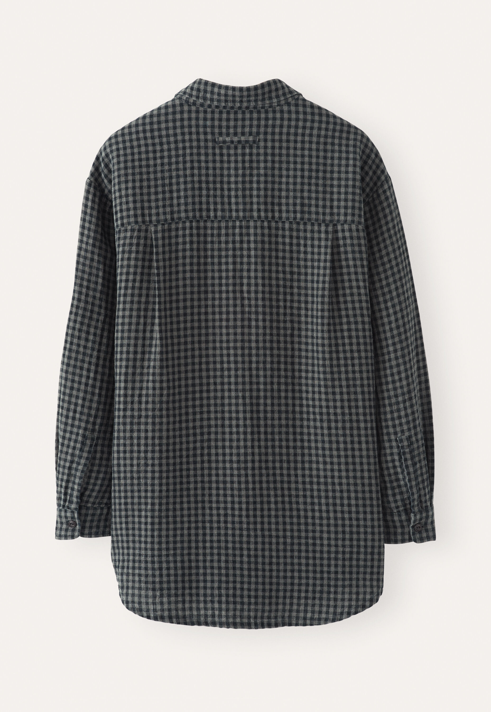 Gingham checked shirt