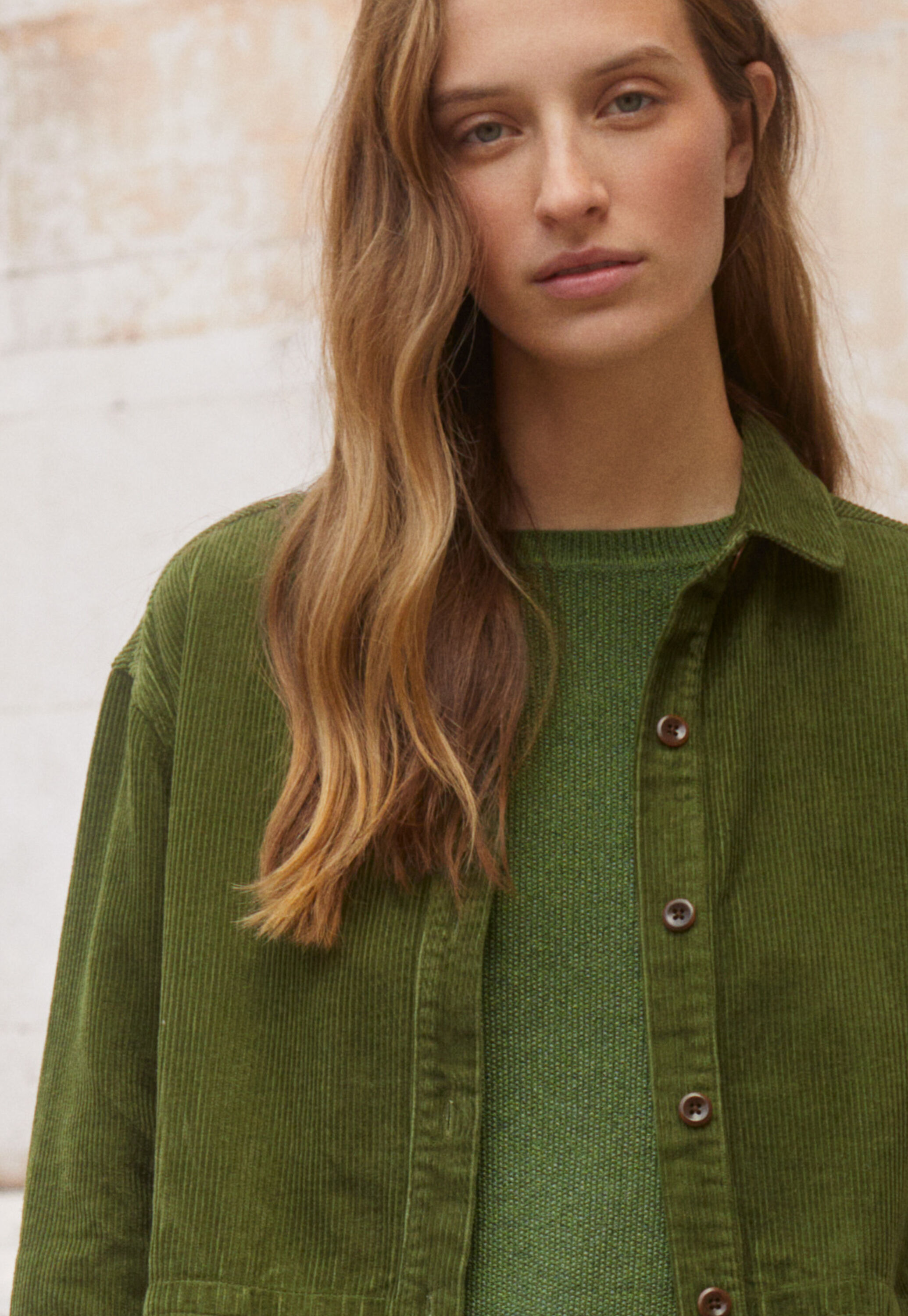 Cord overshirt