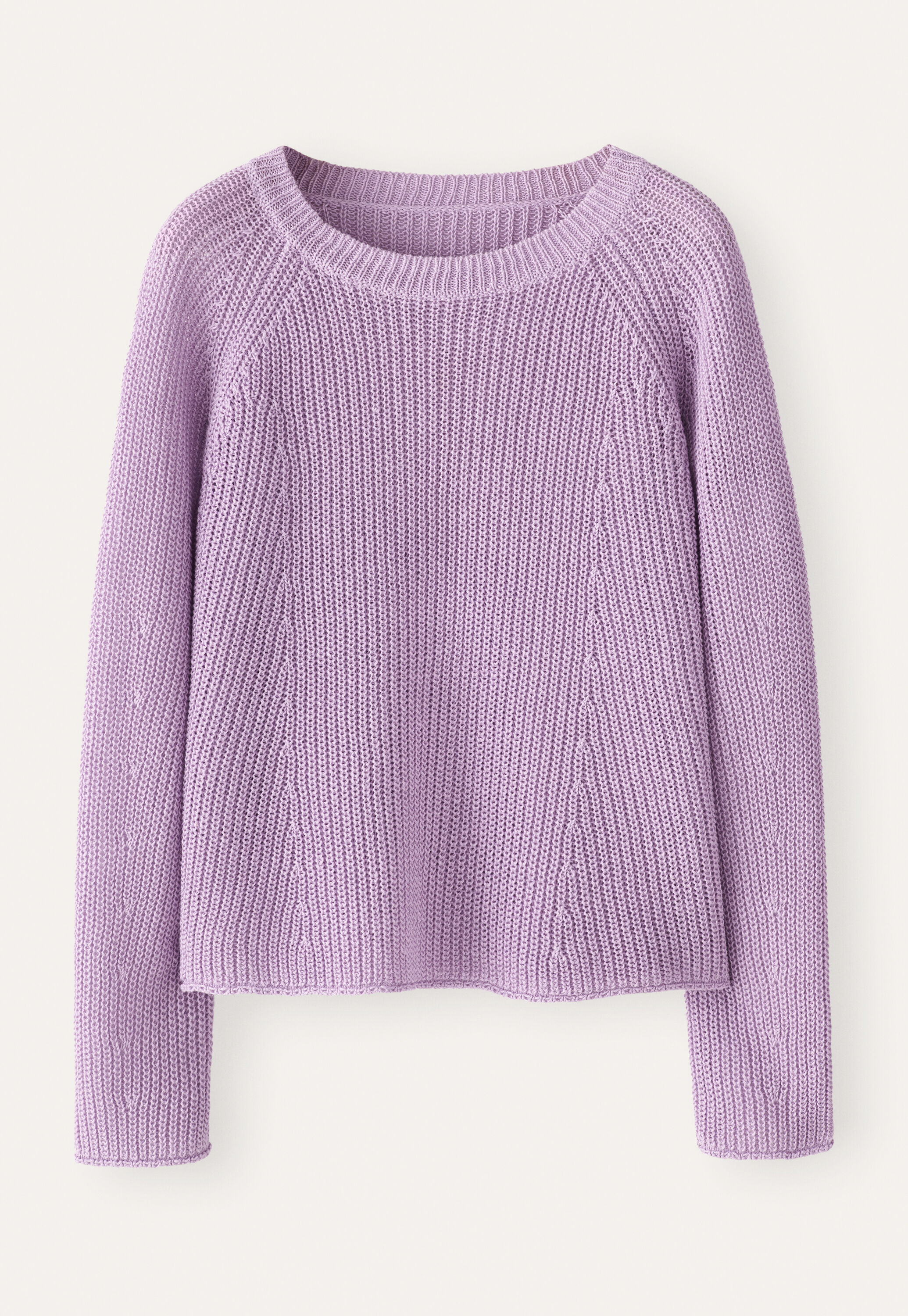 Raglan-sleeve sweater
