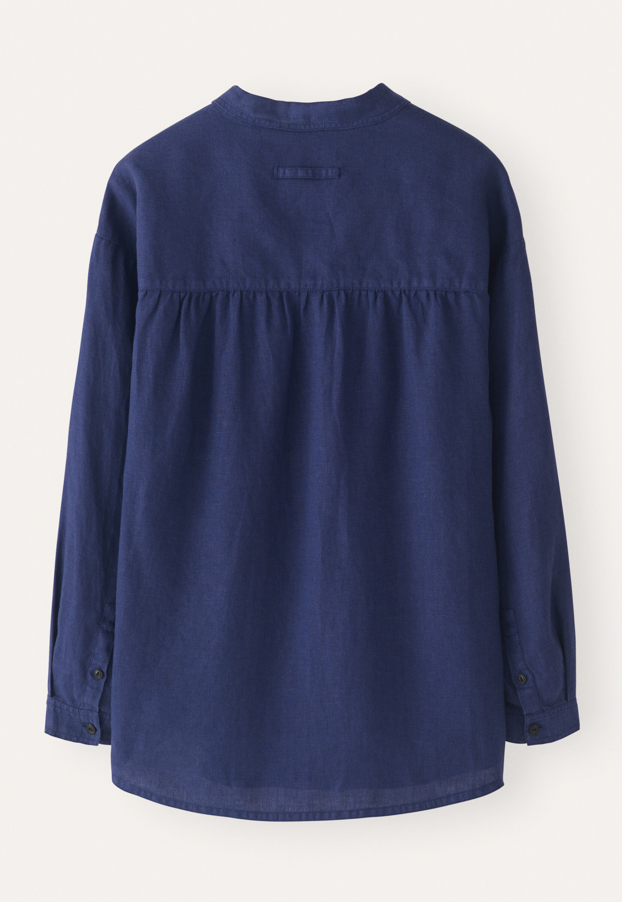Garment-dyed overshirt