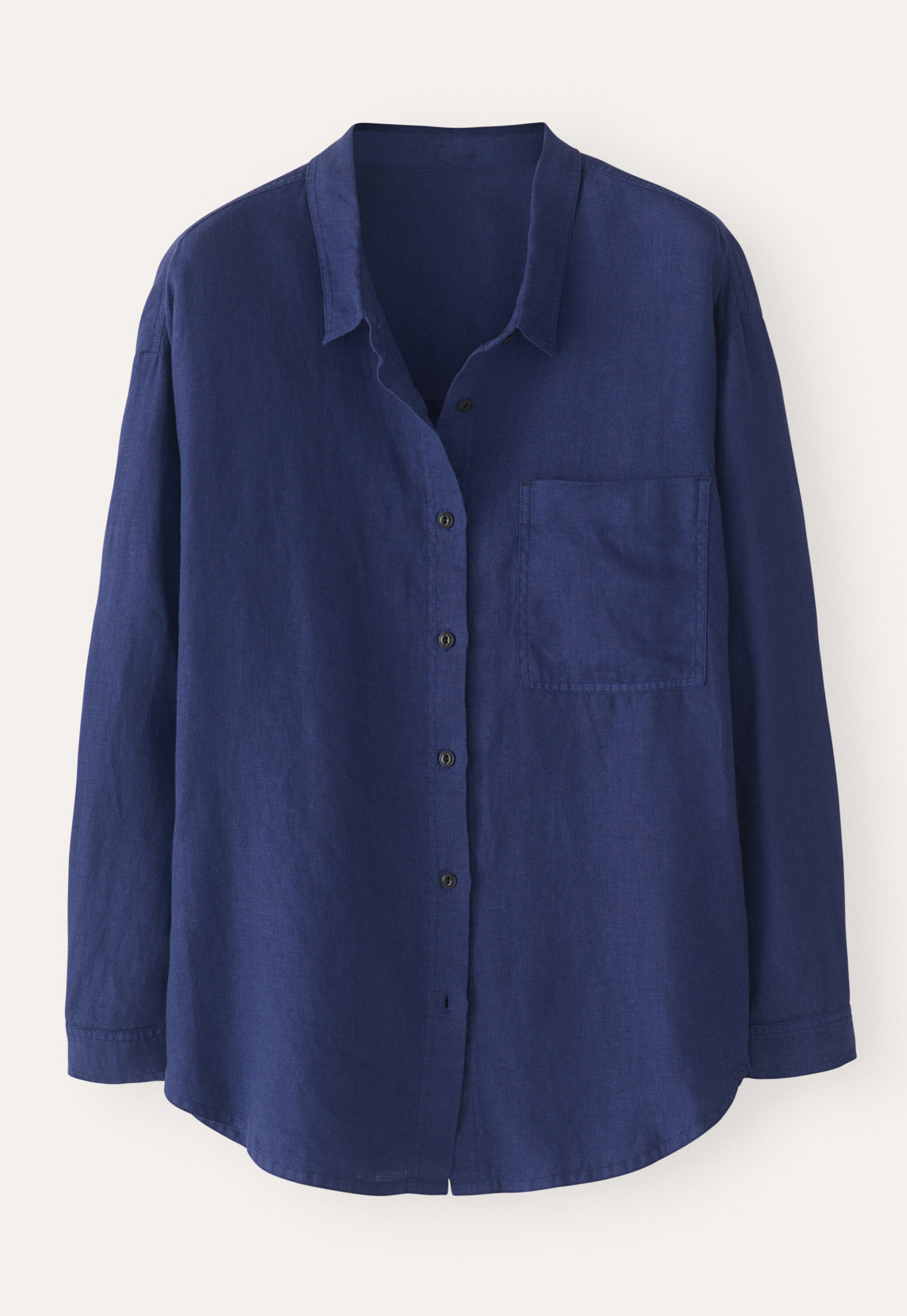 Garment-dyed overshirt