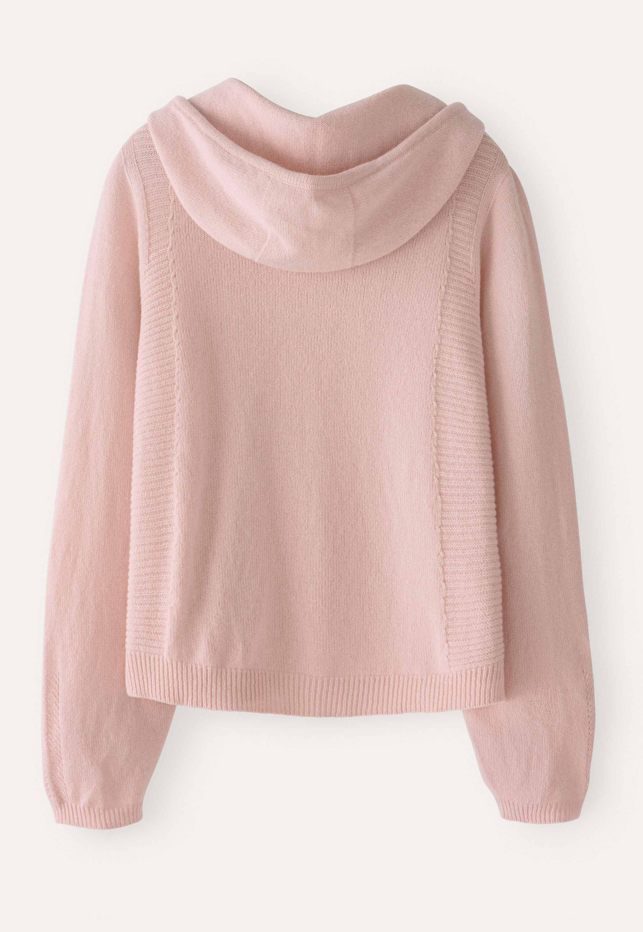 Knitted hoodie