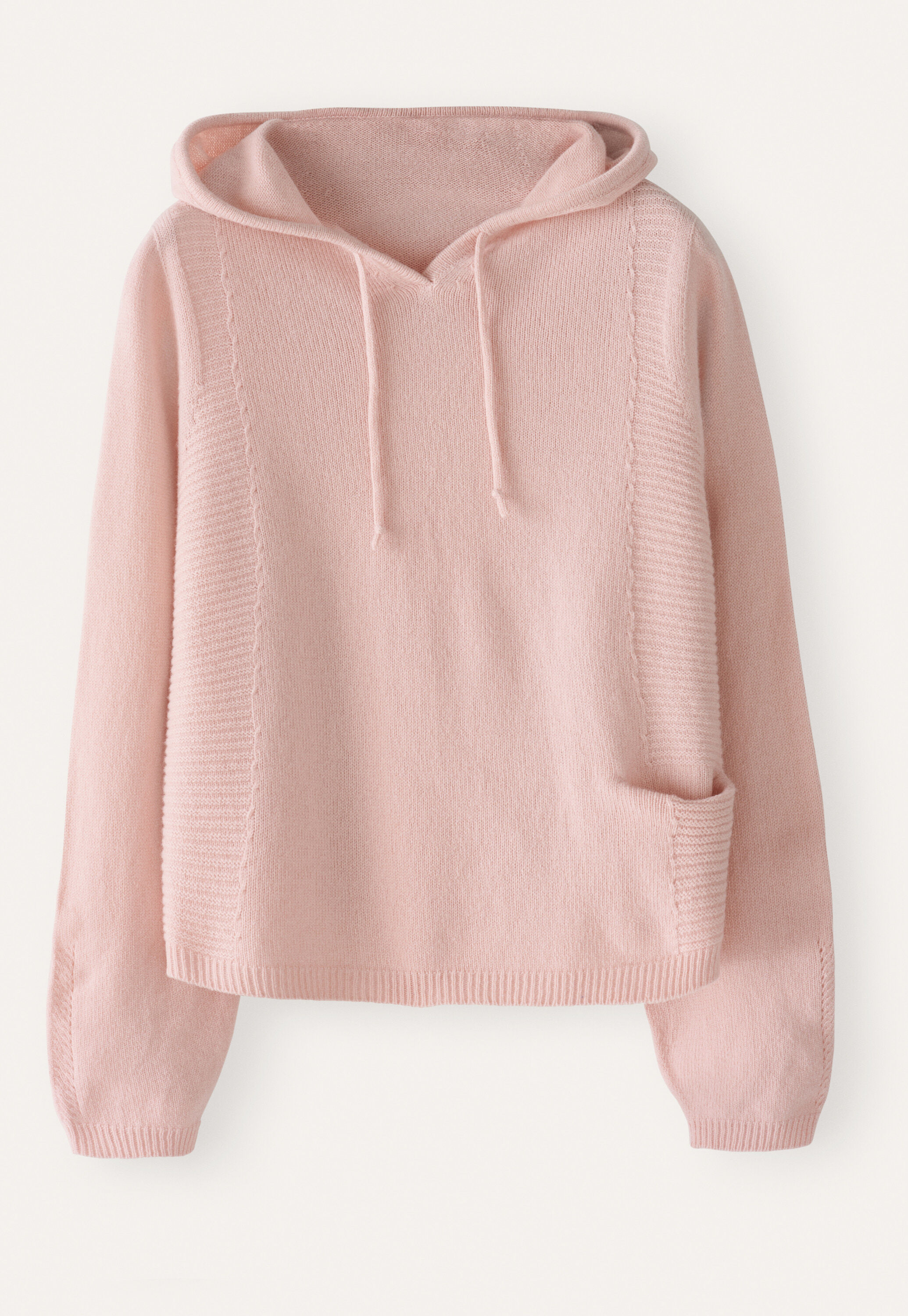 Knitted hoodie