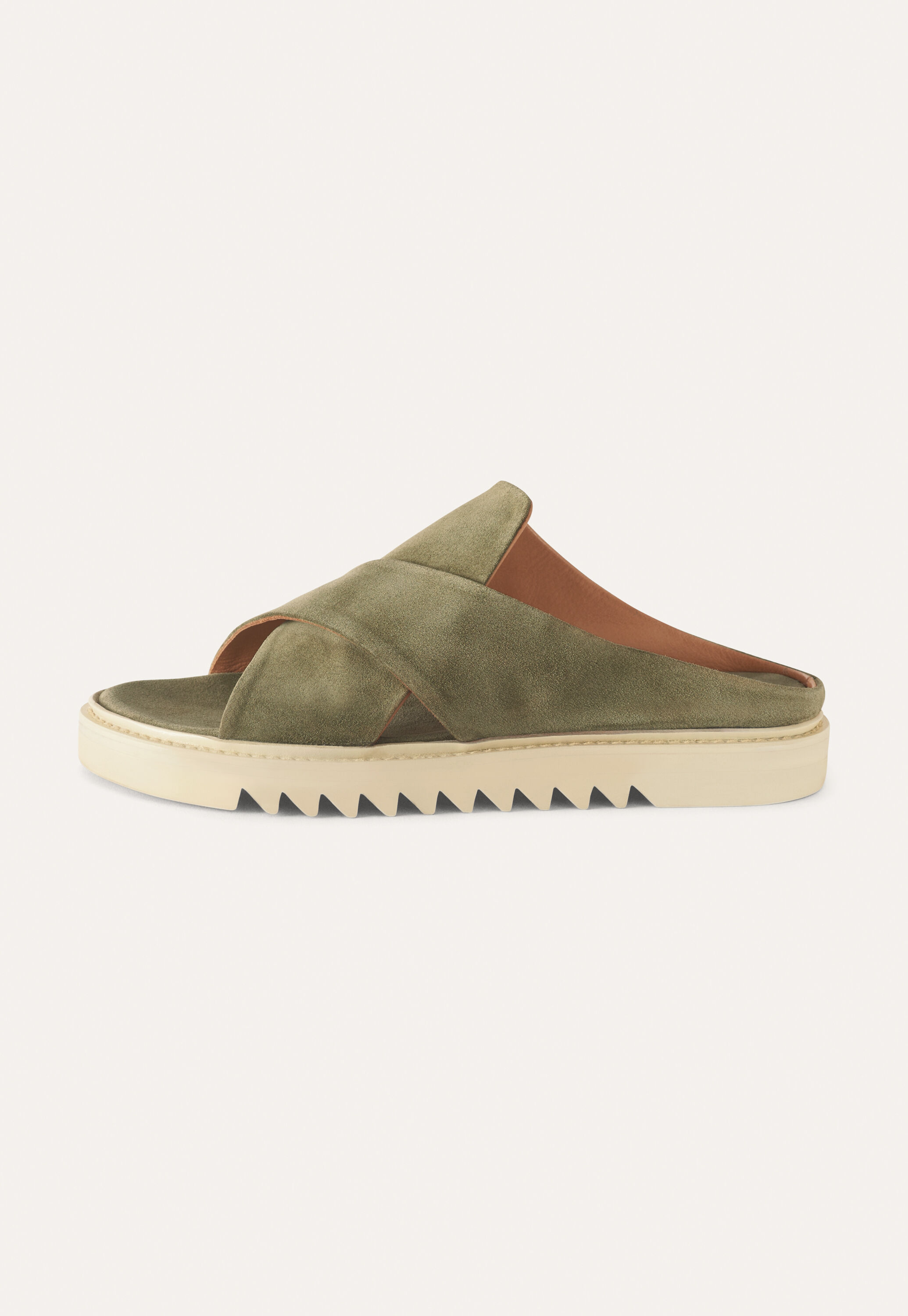 Cross-front sandals