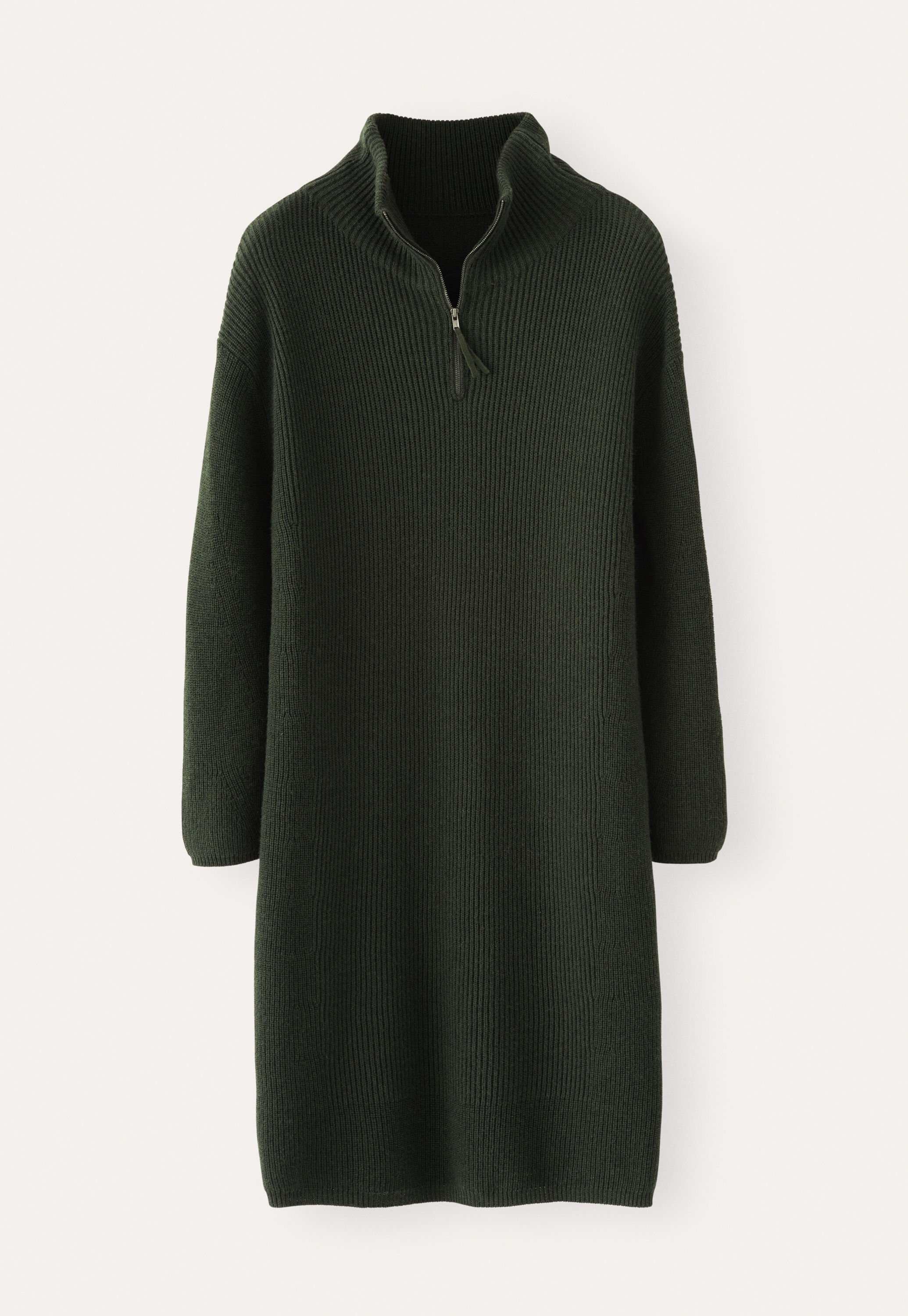 Funnel-neck dress