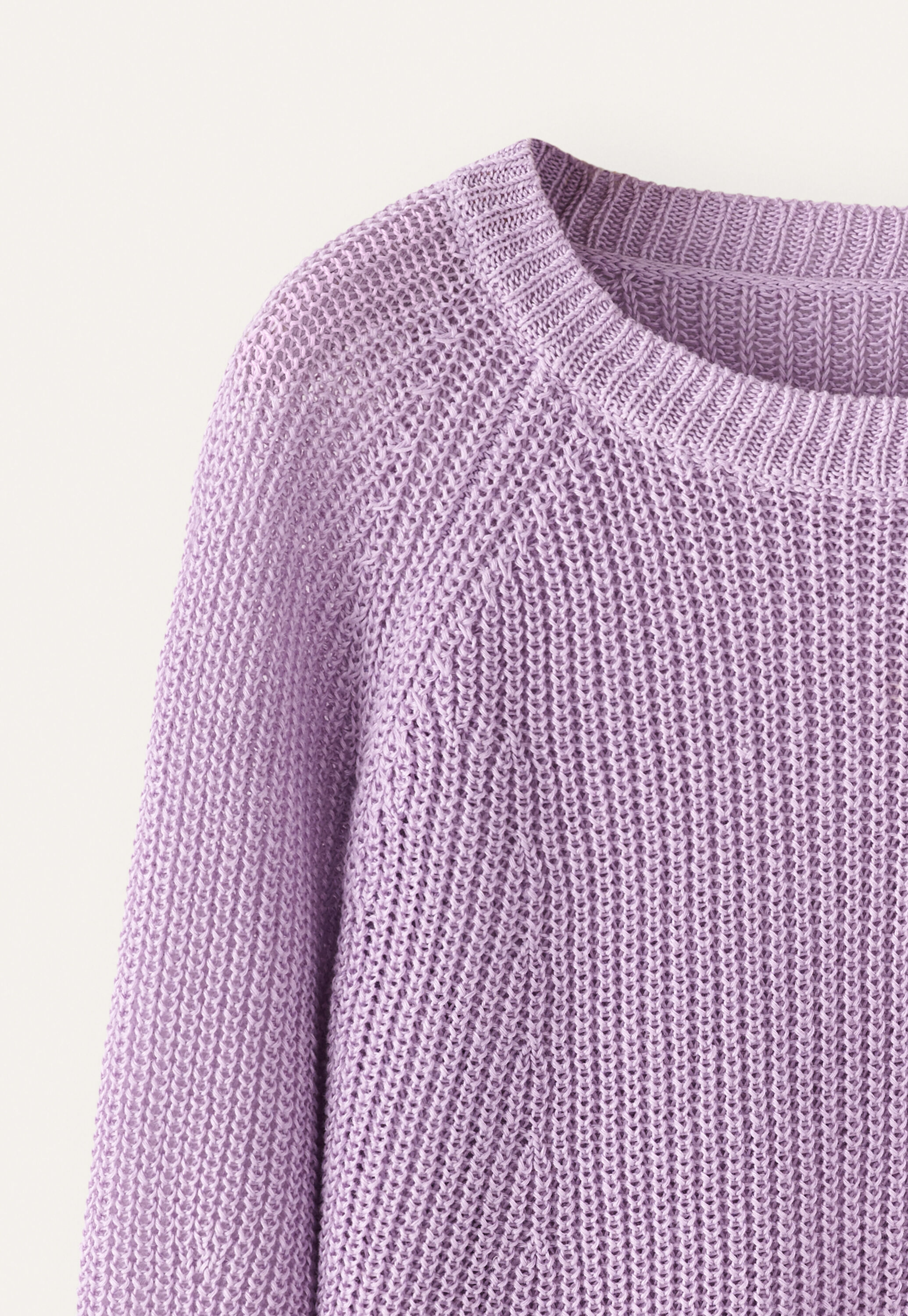 Raglan-sleeve sweater