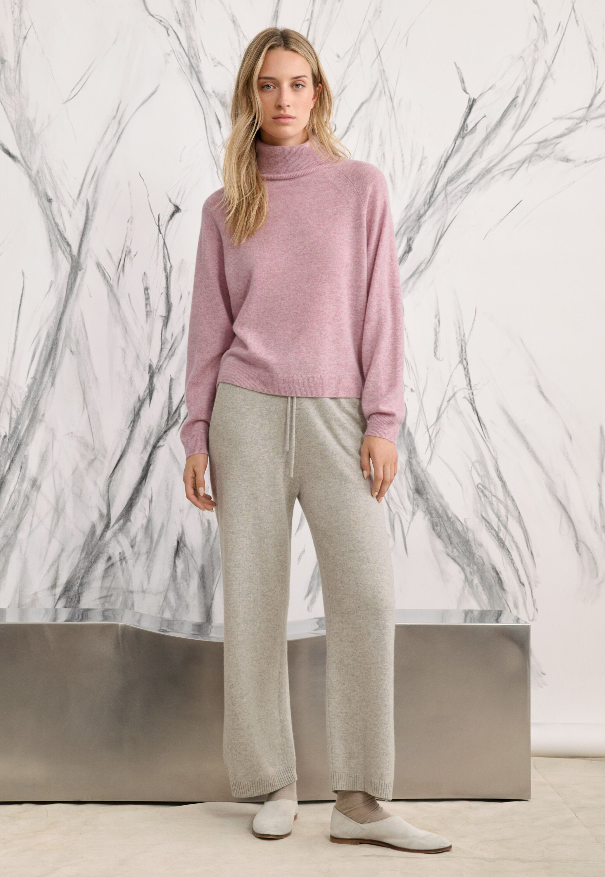 Pleat-front trousers