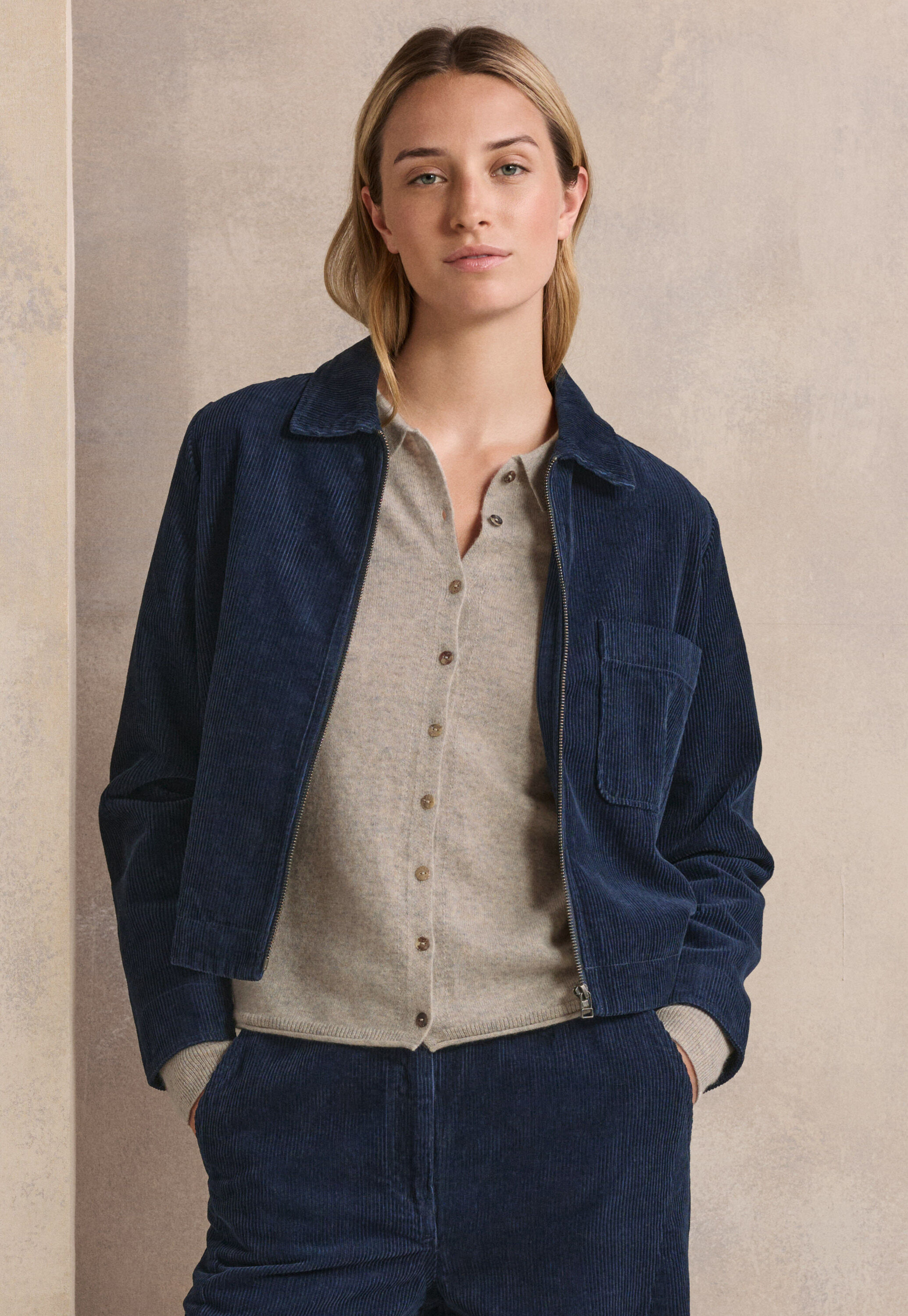 Zip-front jacket