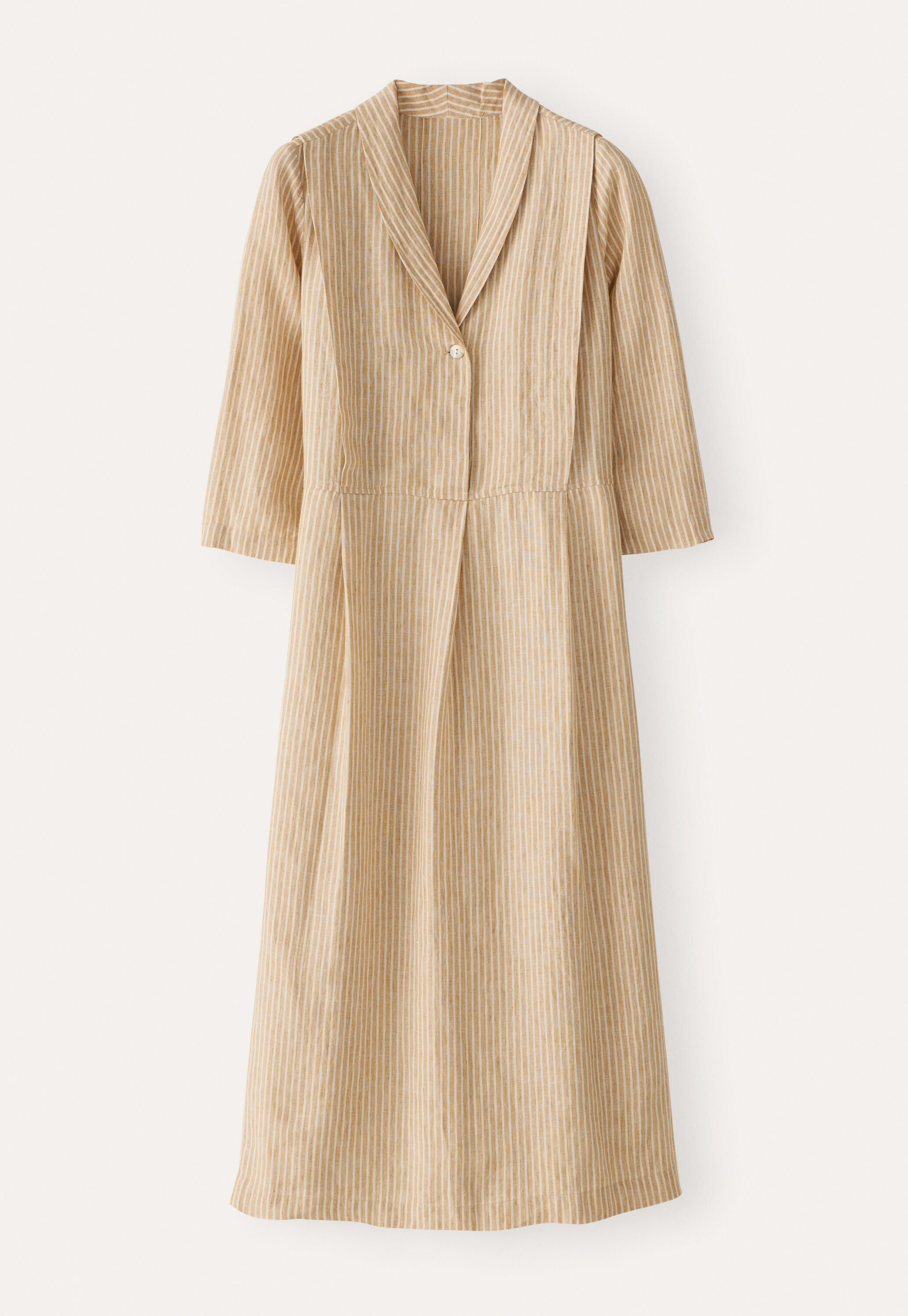 Shawl-collar dress