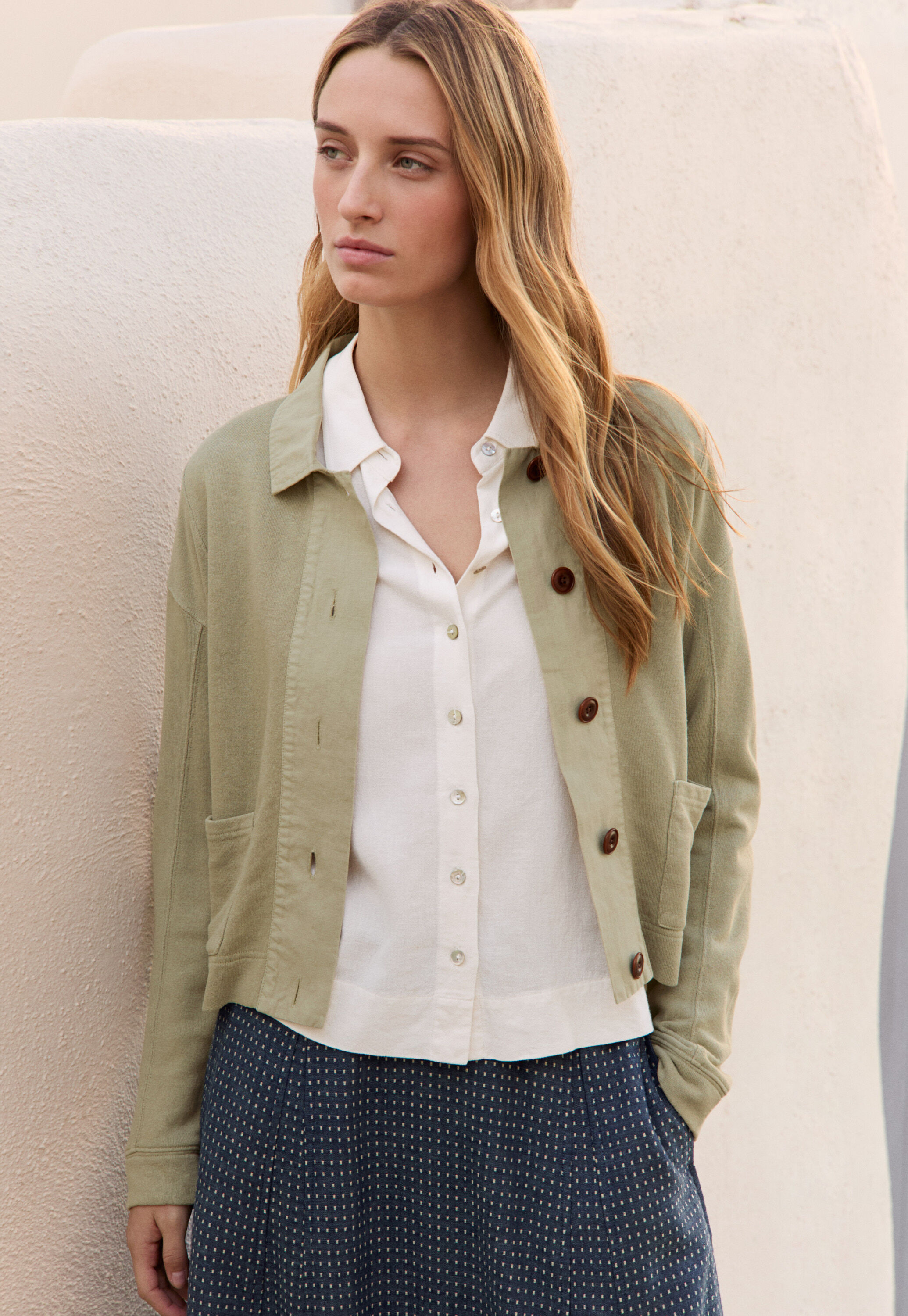 Short jersey jacket