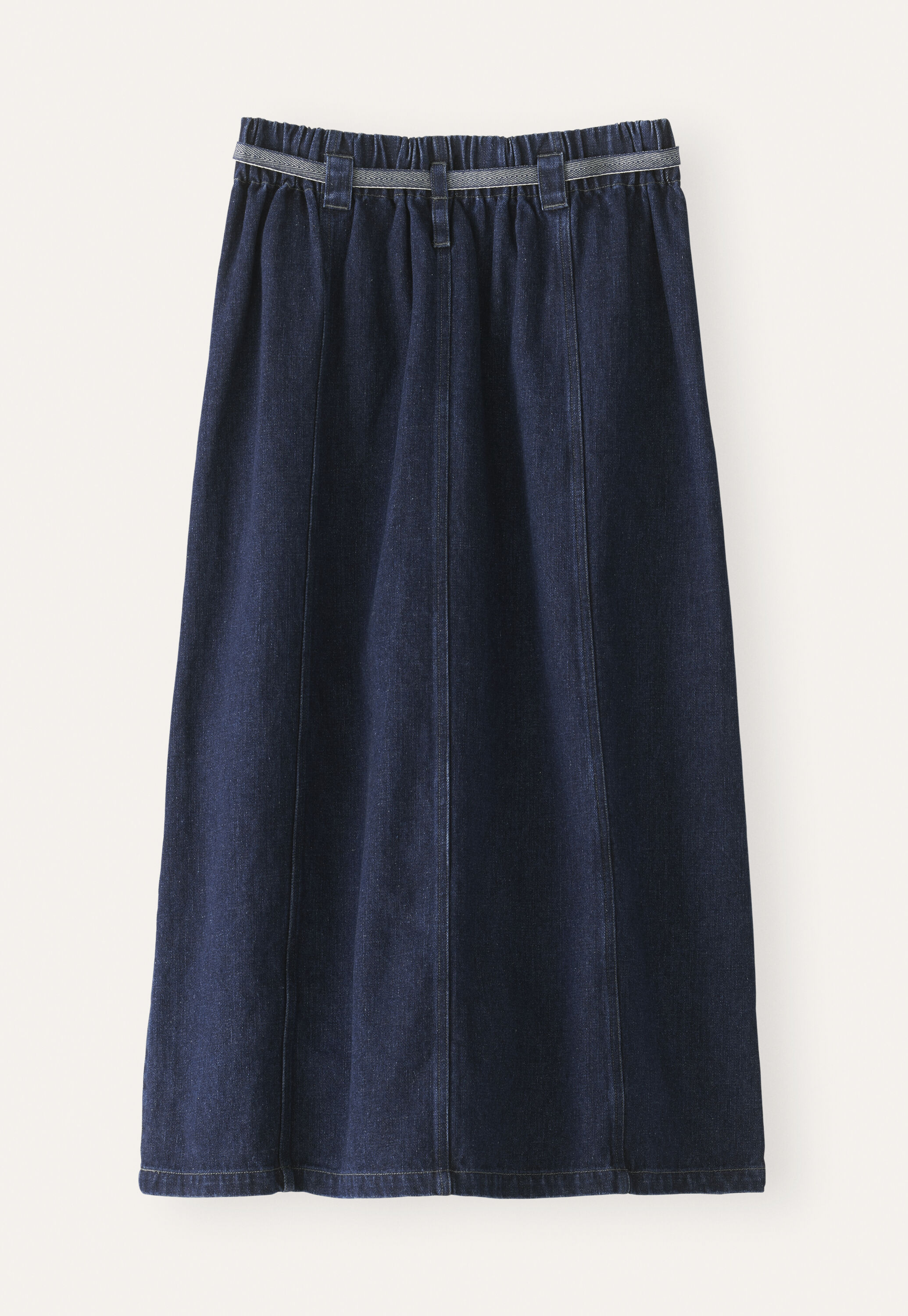 Pleat-front skirt