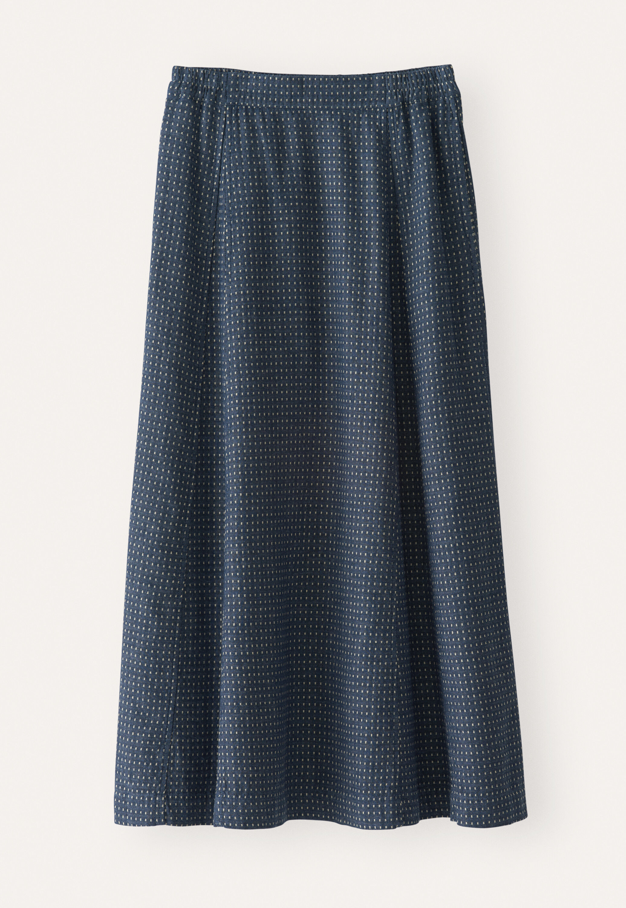 Long godet skirt