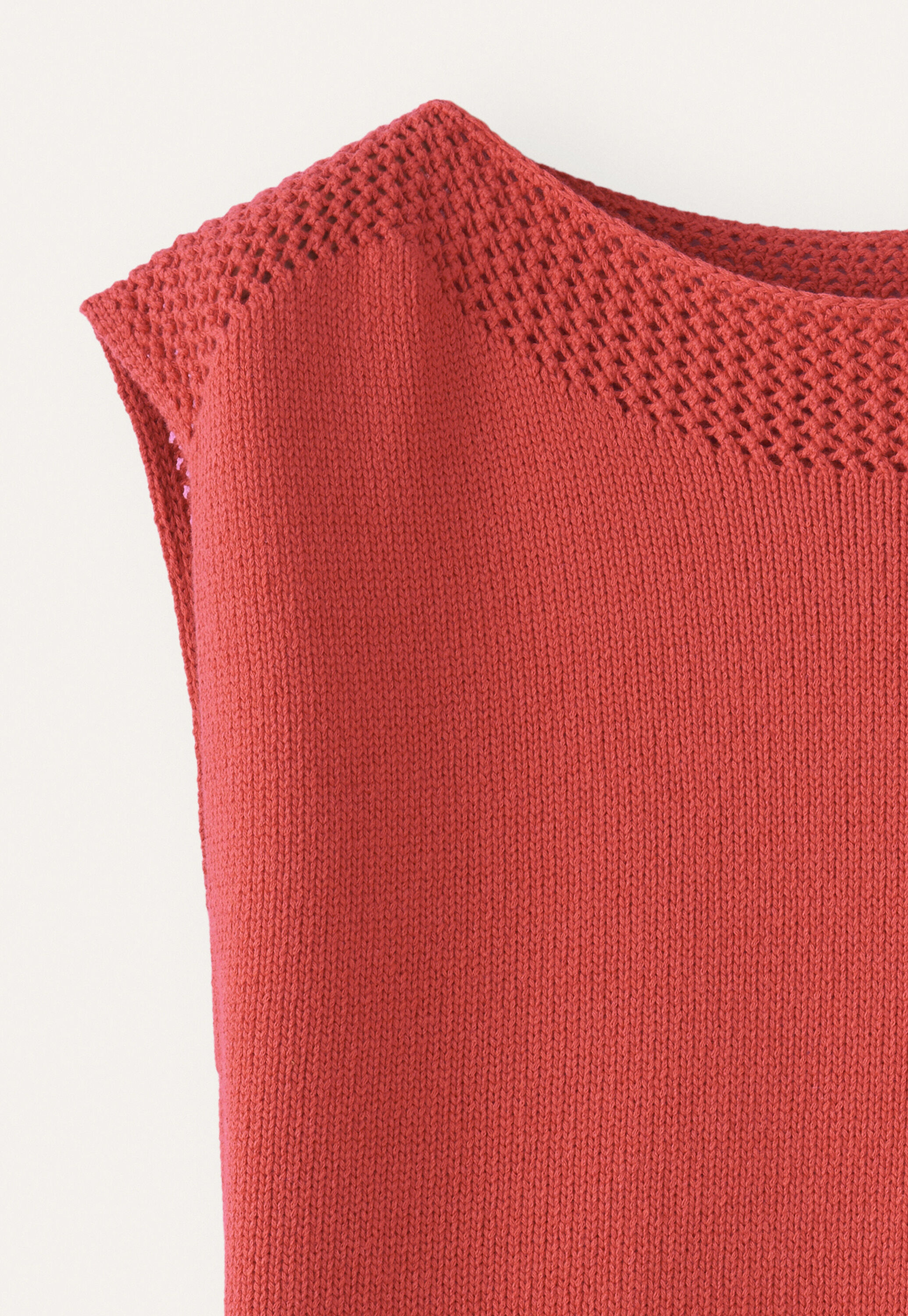 Crochet-stitch sweater