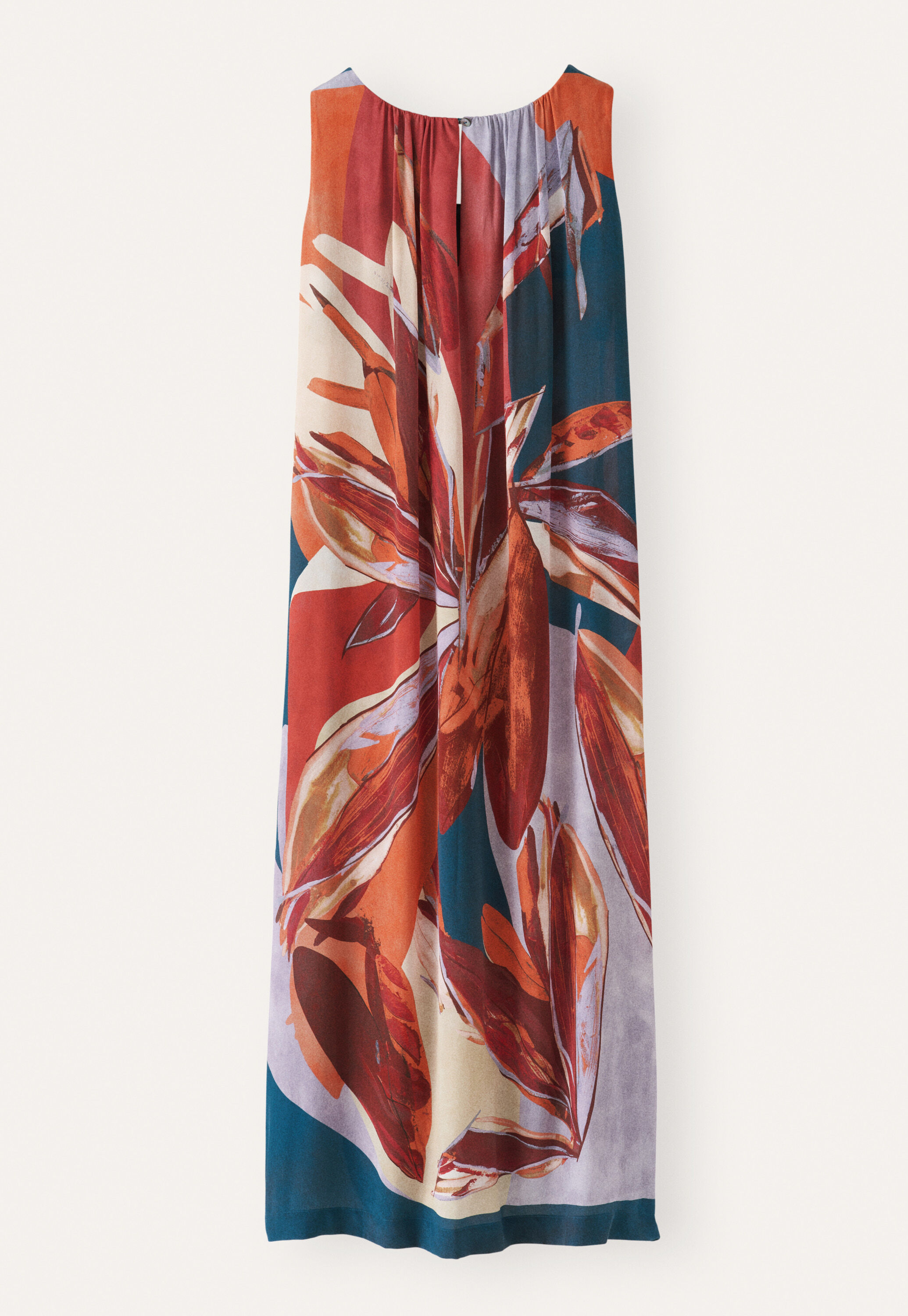 Printed sleeveless dress