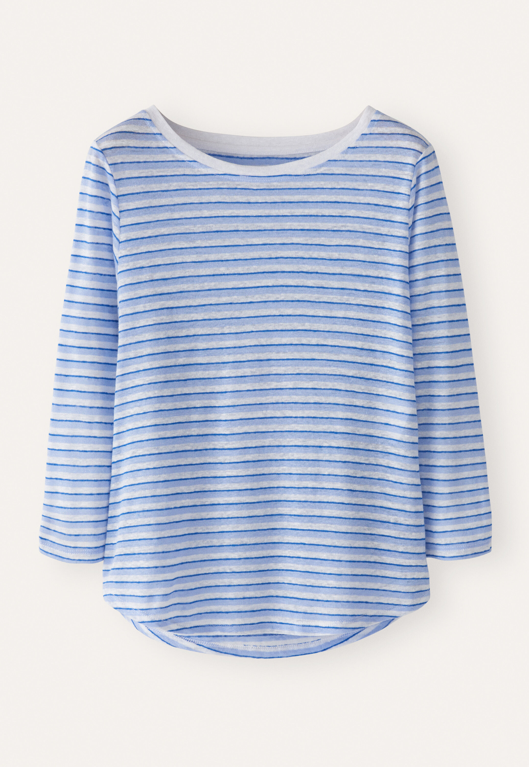 Striped jersey top