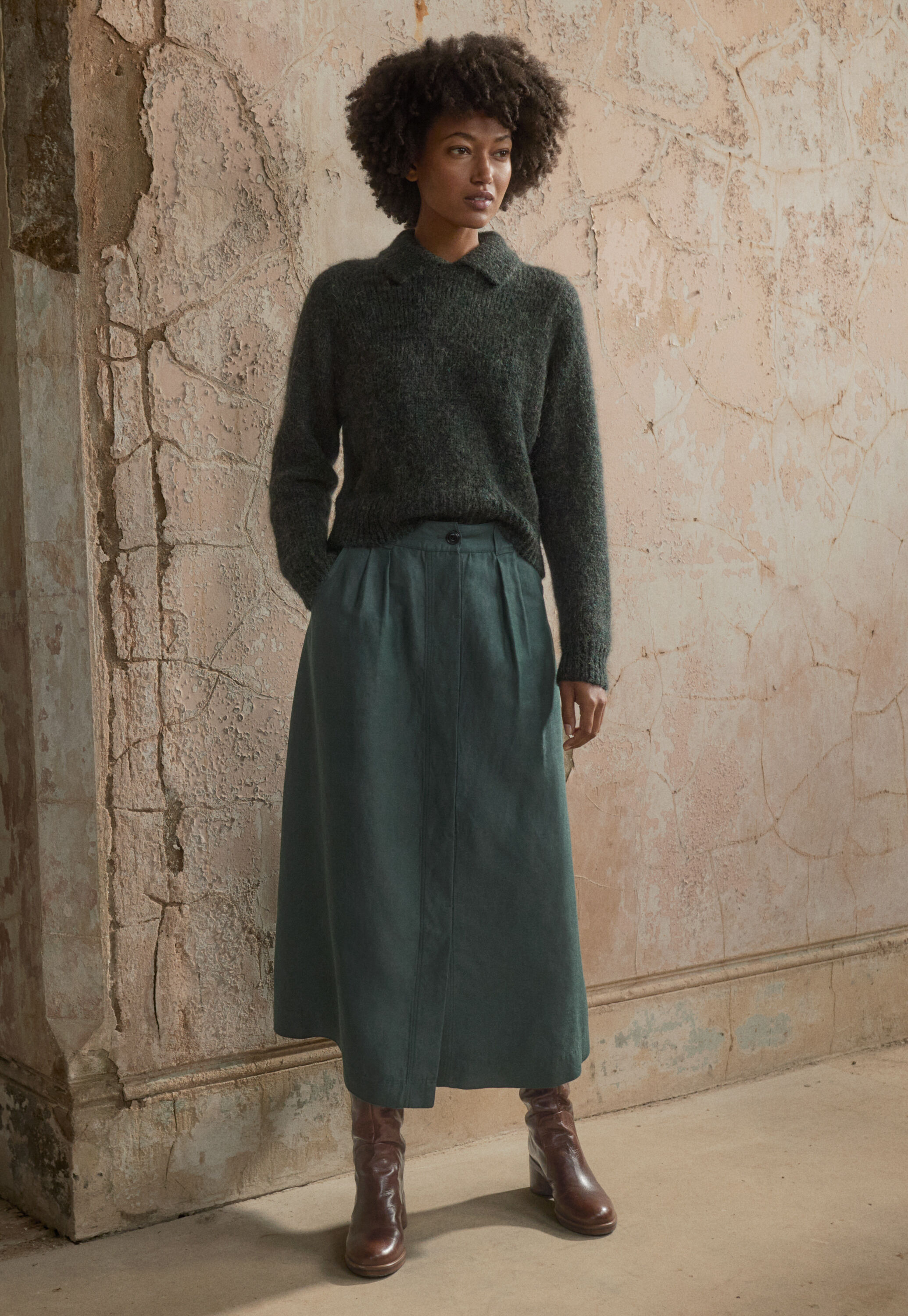 Collared sweater