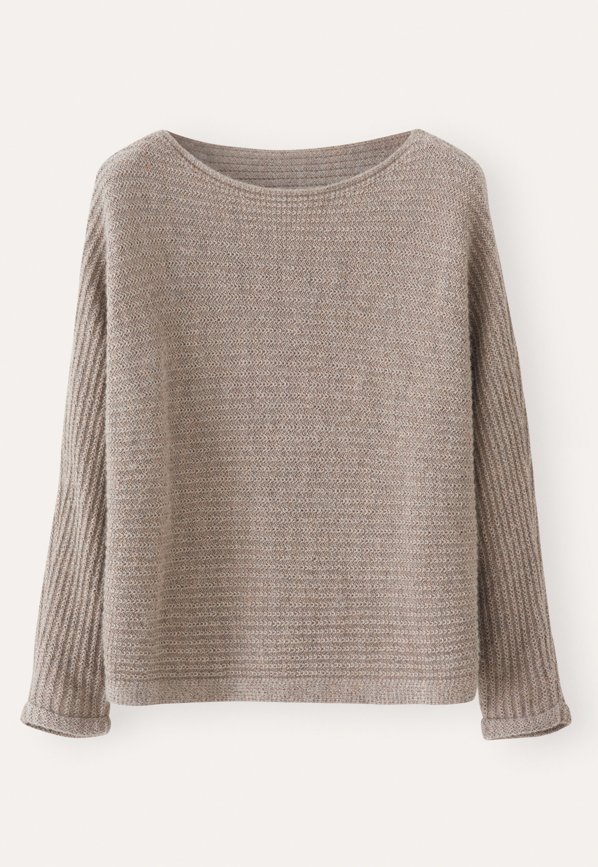 Dolman-sleeve sweater