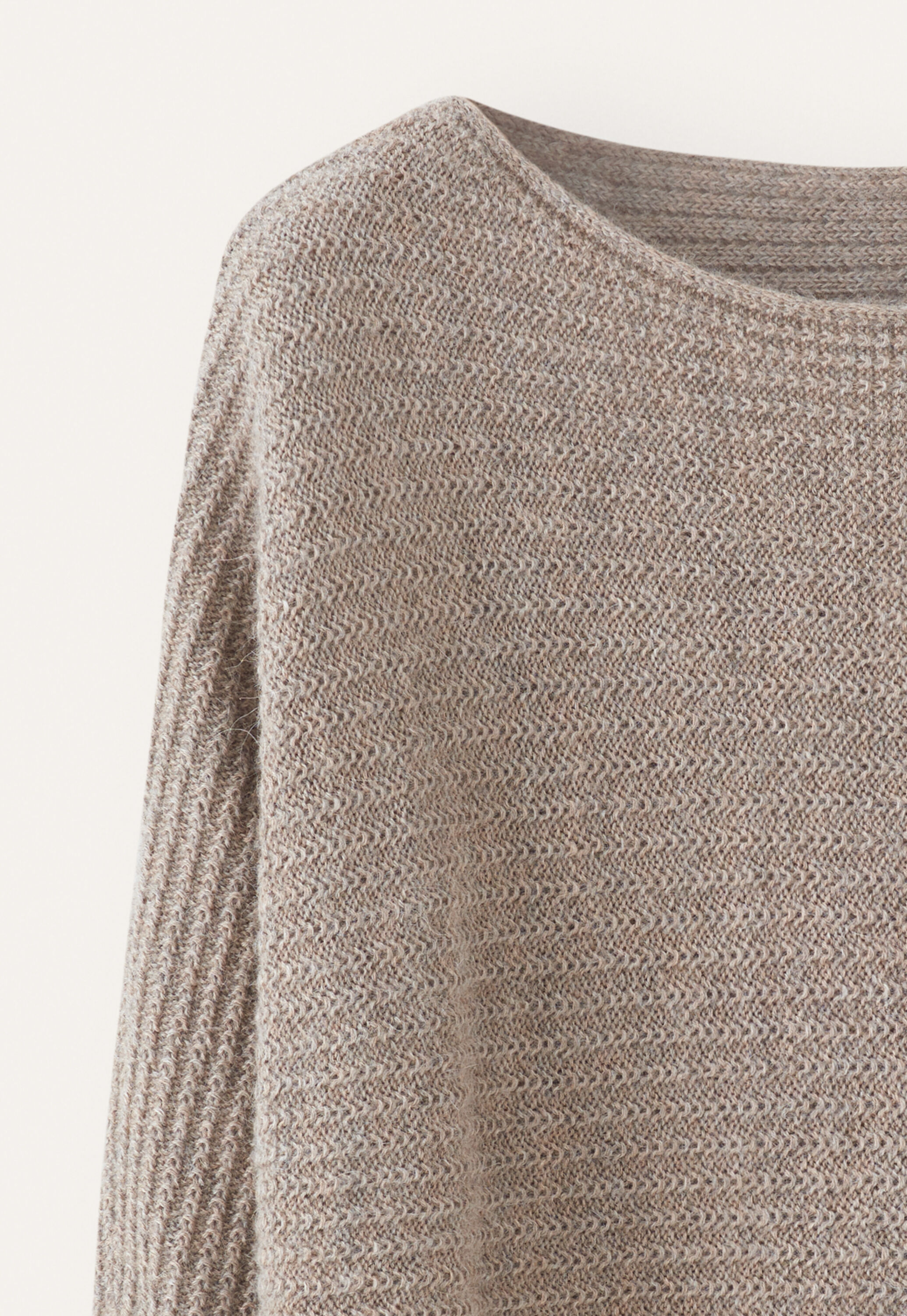 Dolman-sleeve sweater