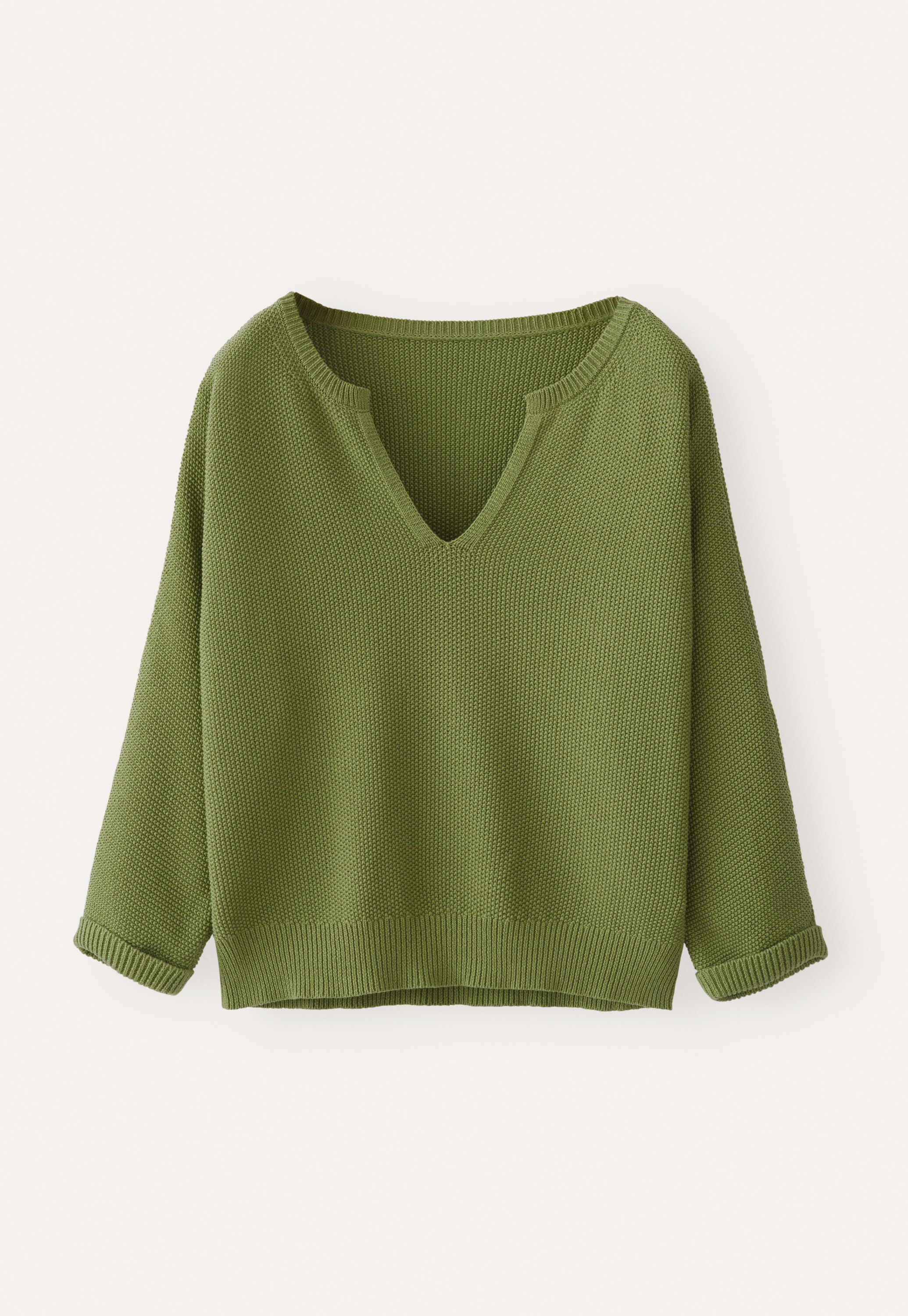 Notch-neck sweater