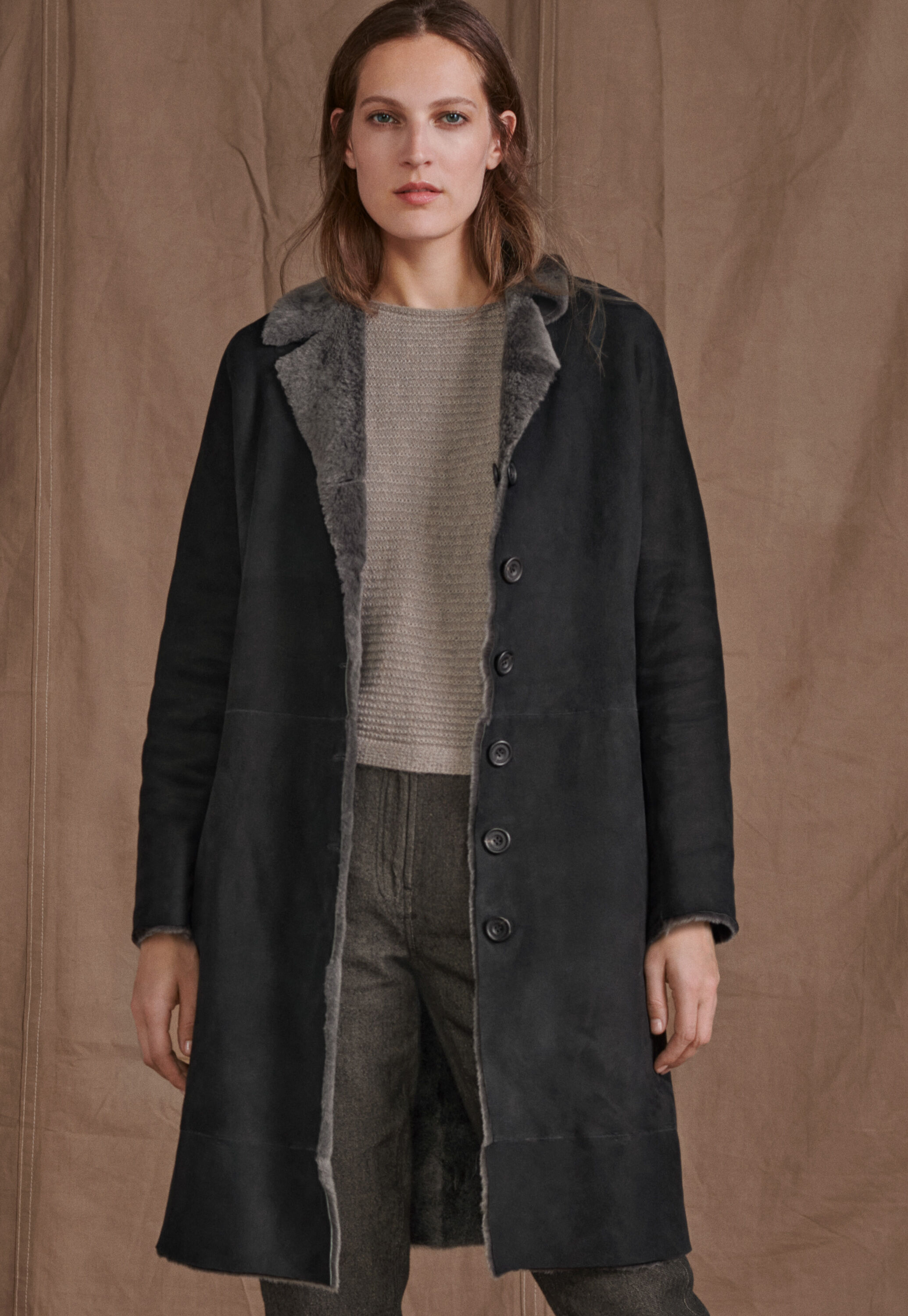 Dolman-sleeve sweater