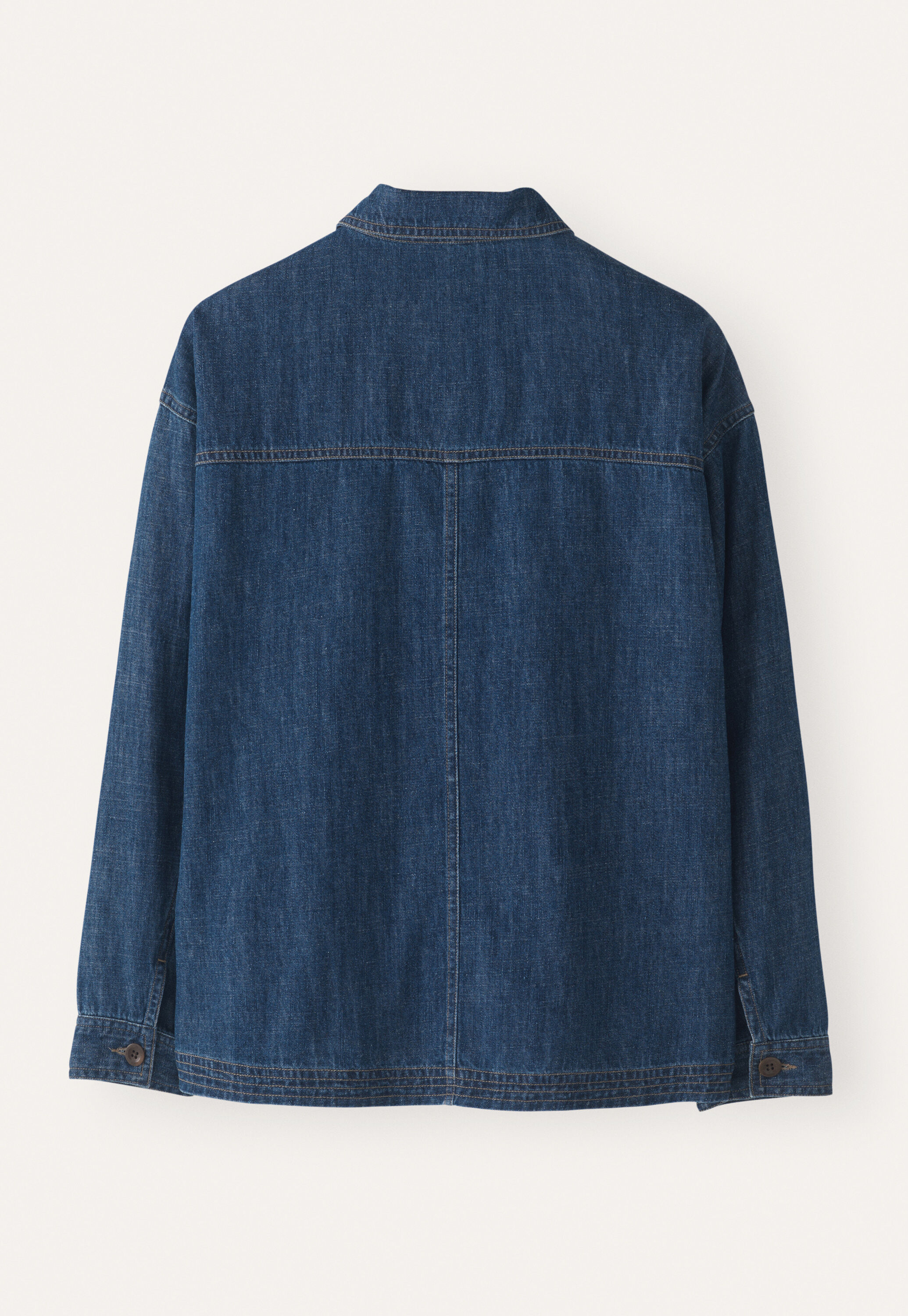 Indigo boxy jacket