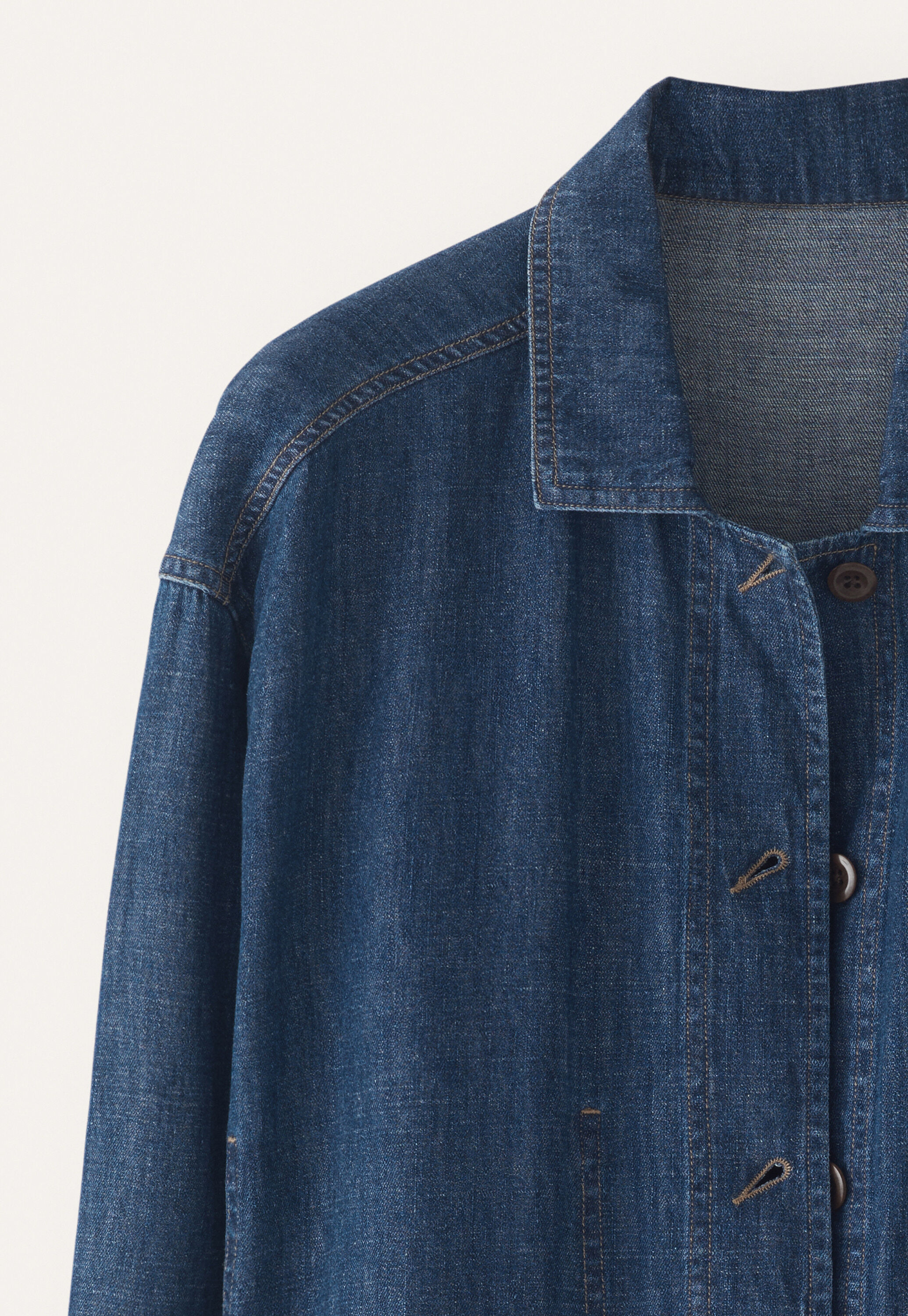 Indigo boxy jacket