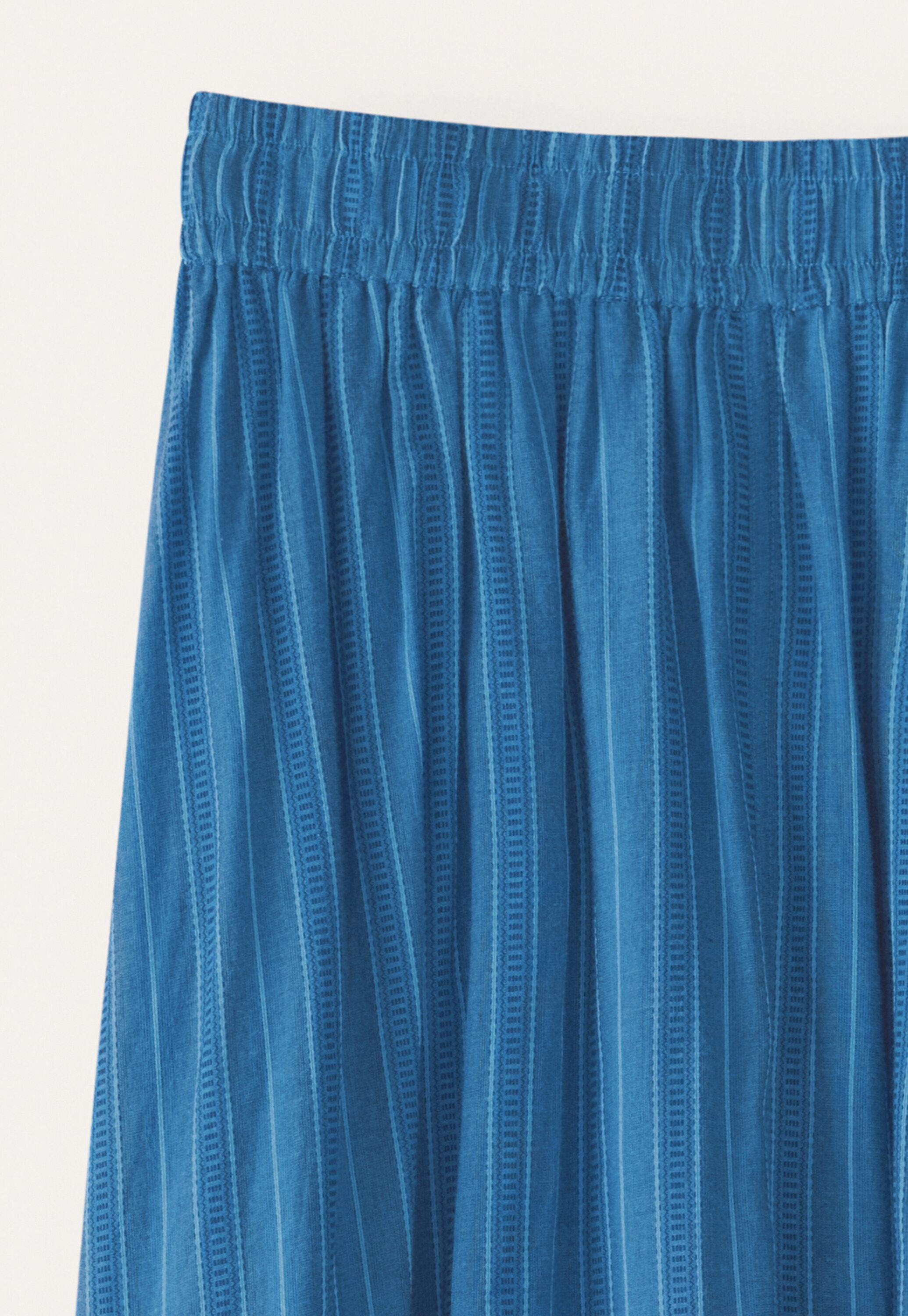 Long striped skirt