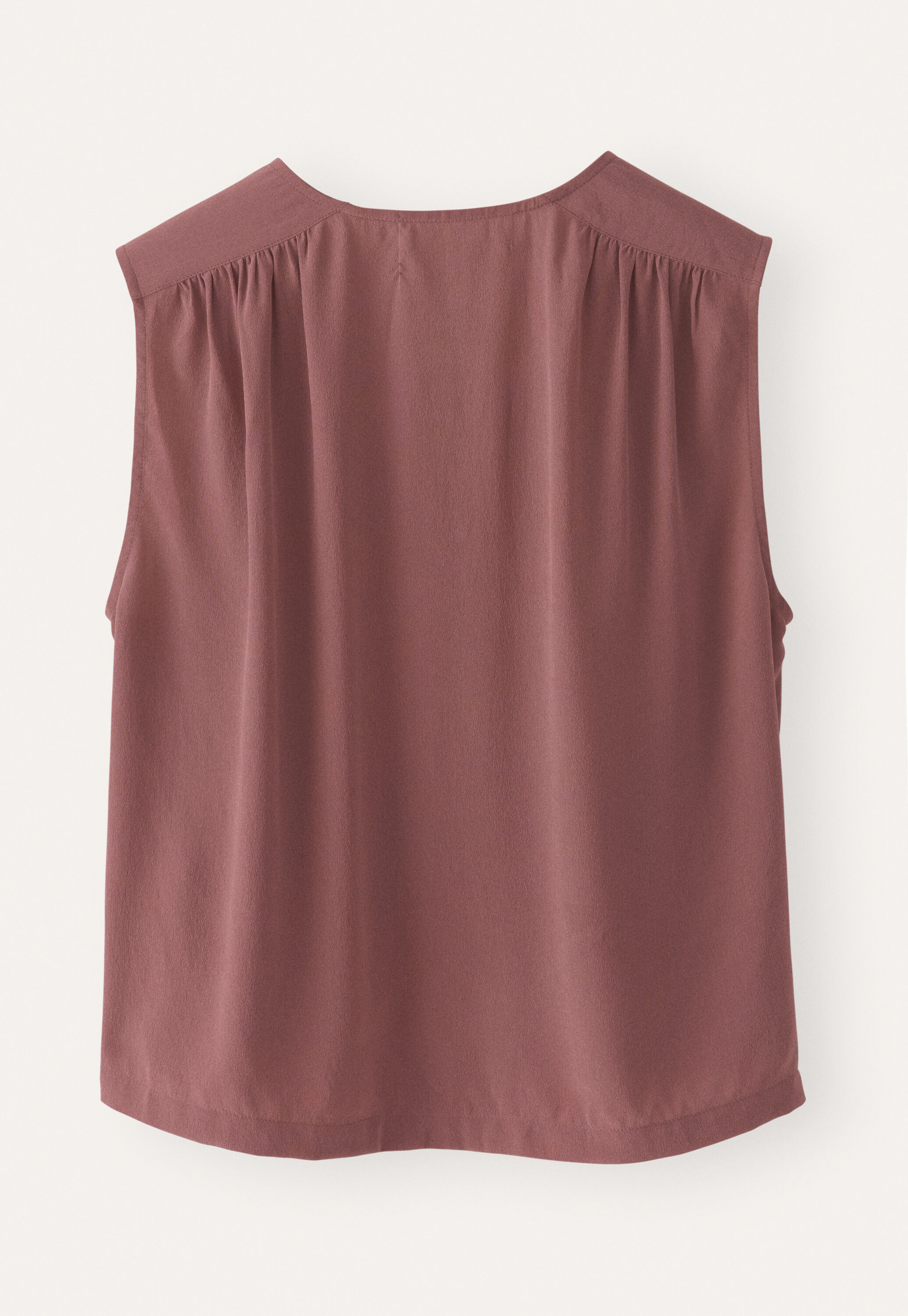 V-neck sleeveless top