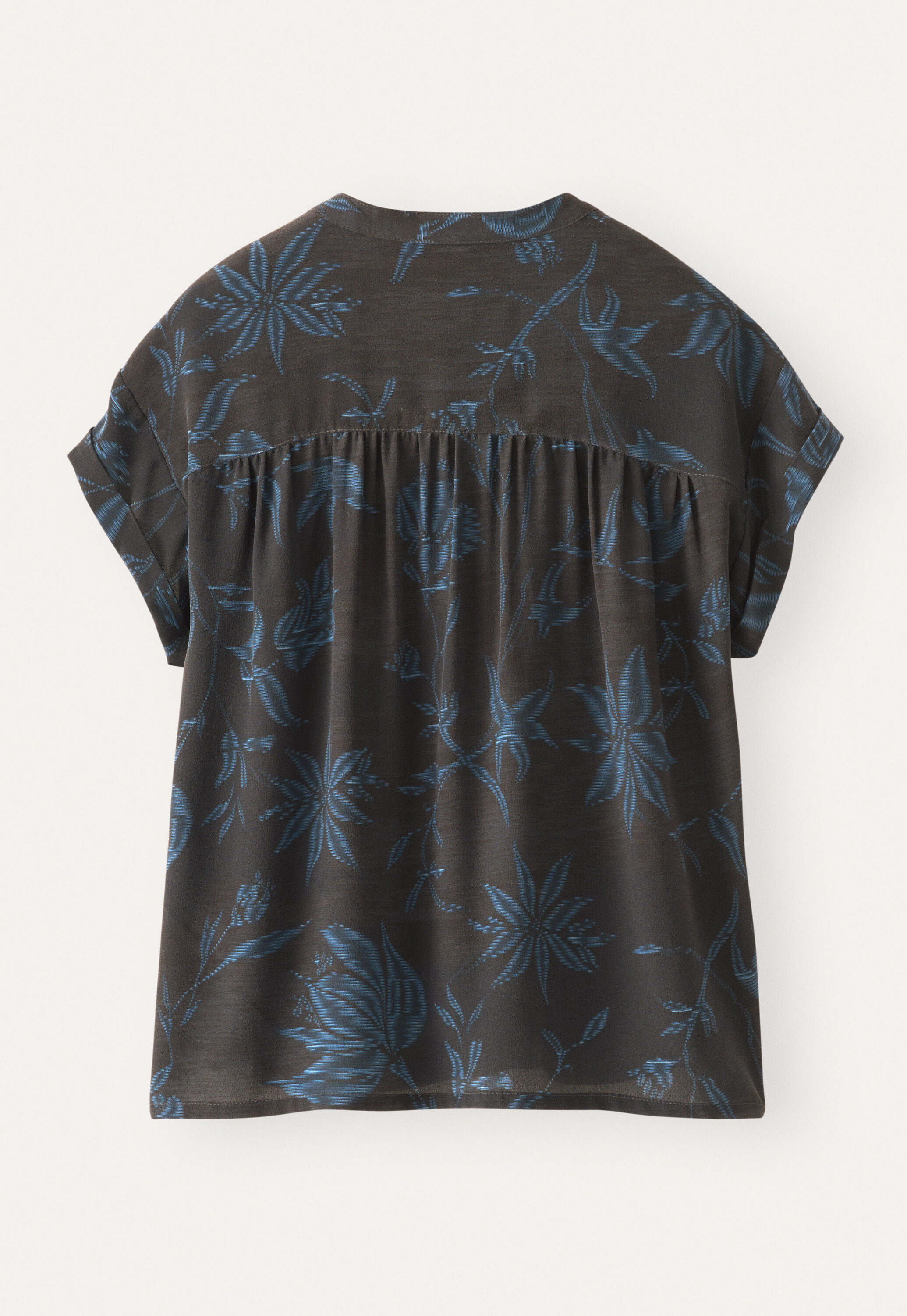 Printed boxy shirt